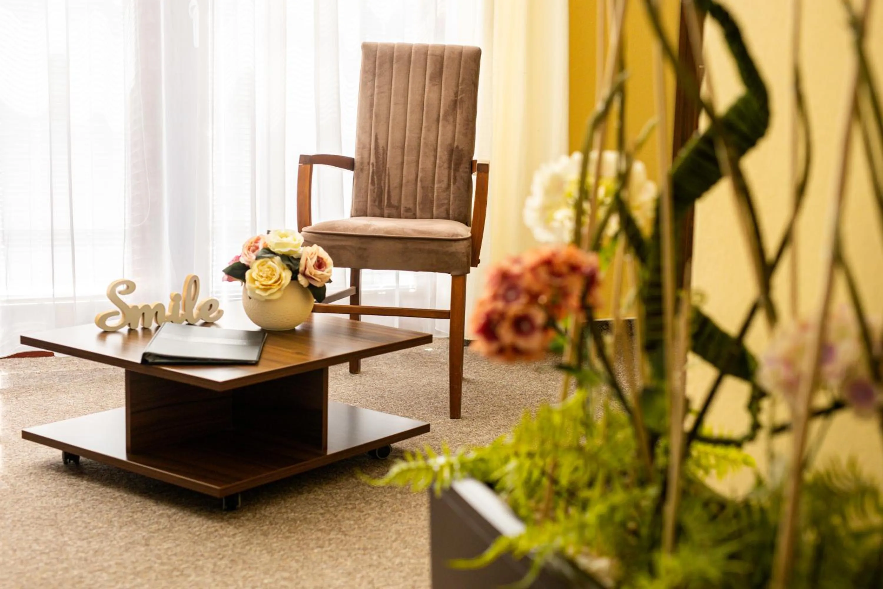 Seating area in Grand Hotel Senica, Garni
