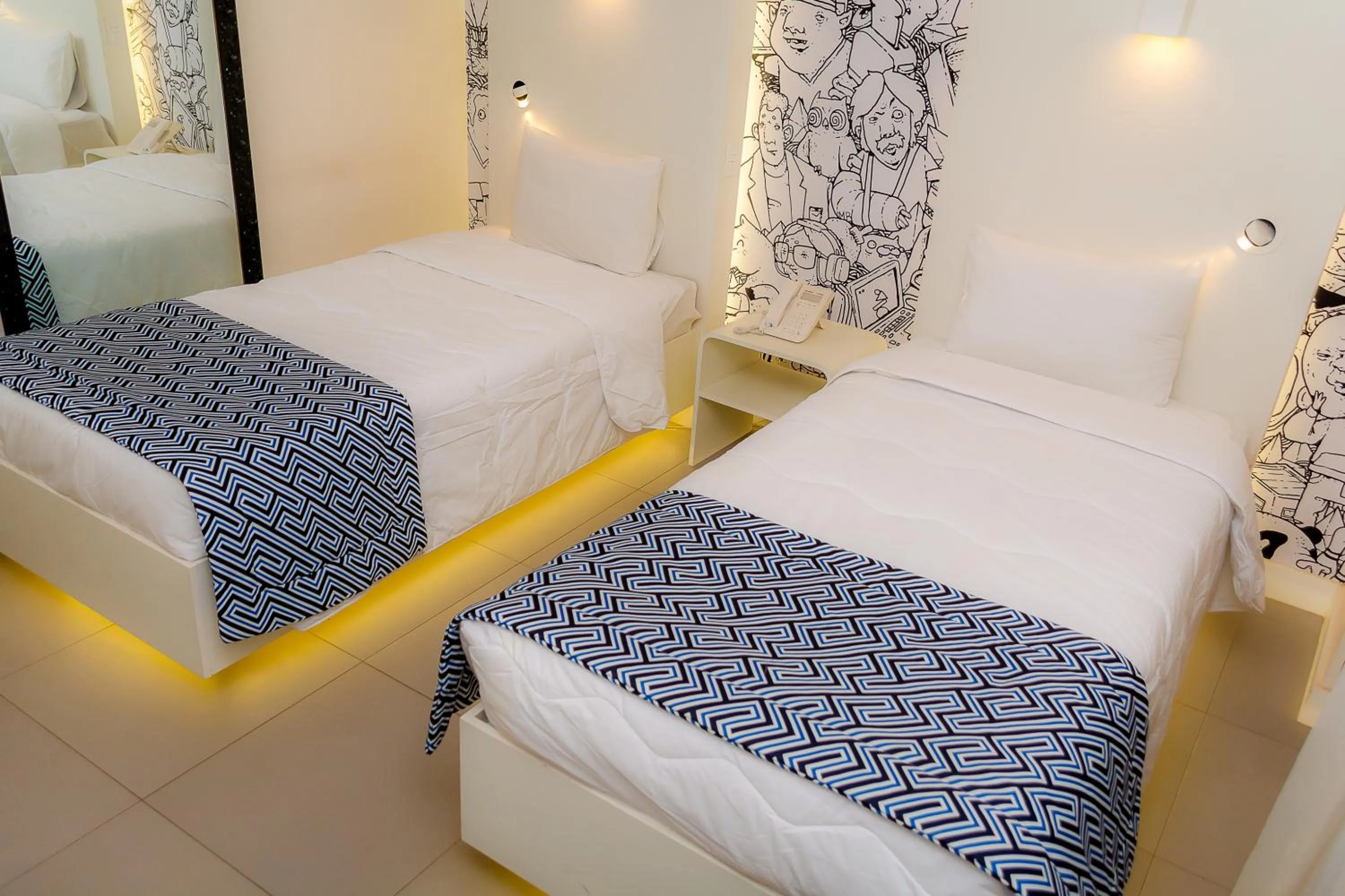 Bedroom, Bed in Golden Tower Shopping by Fênix Hotéis