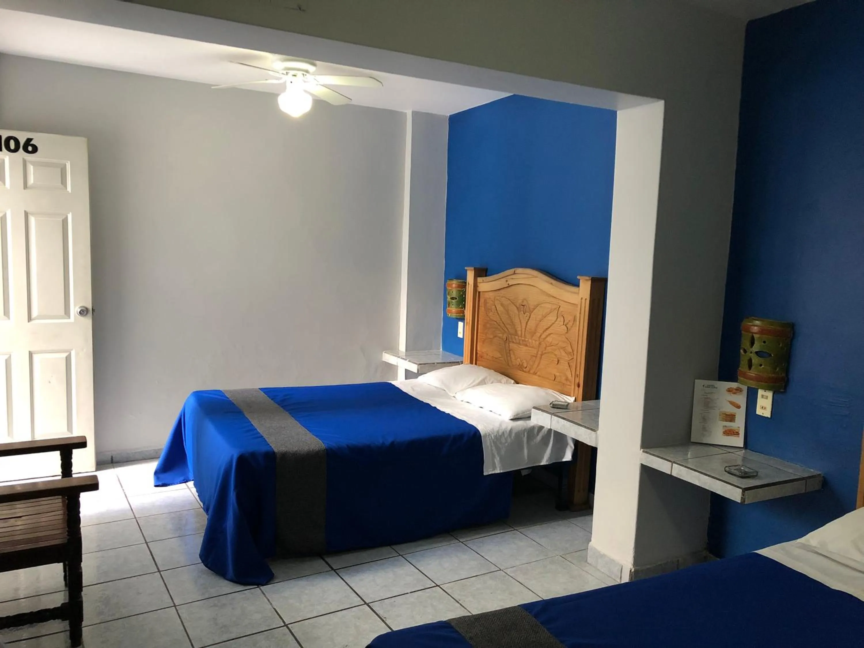 Bed in Hotel San Juan