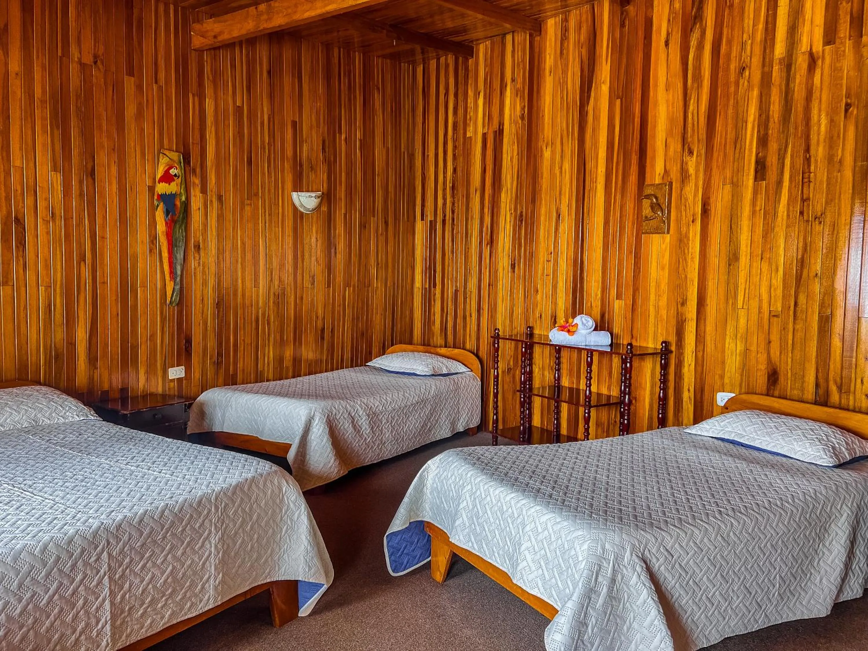 Bed in Hotel El Atardecer