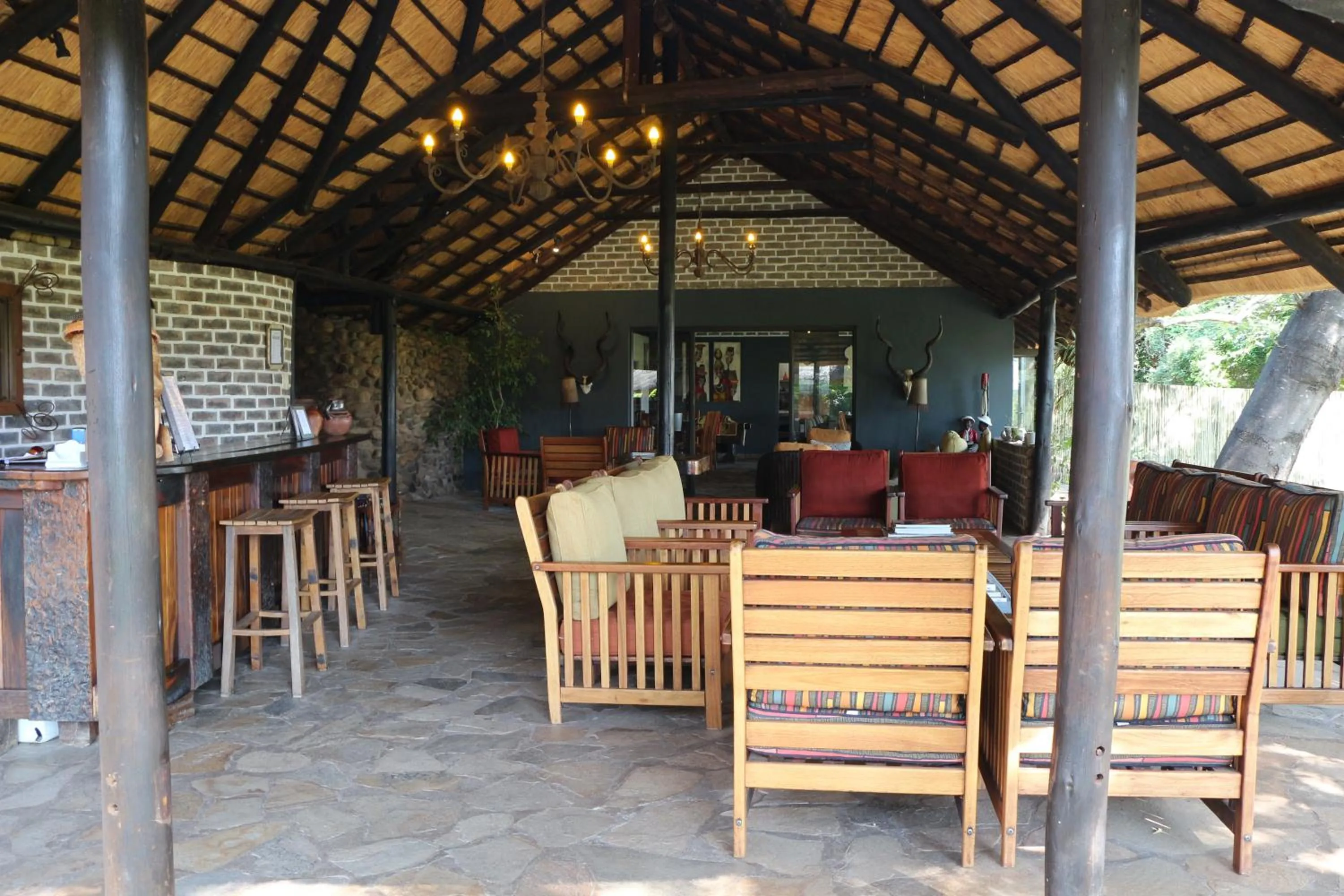 Patio in Mohlabetsi Safari Lodge
