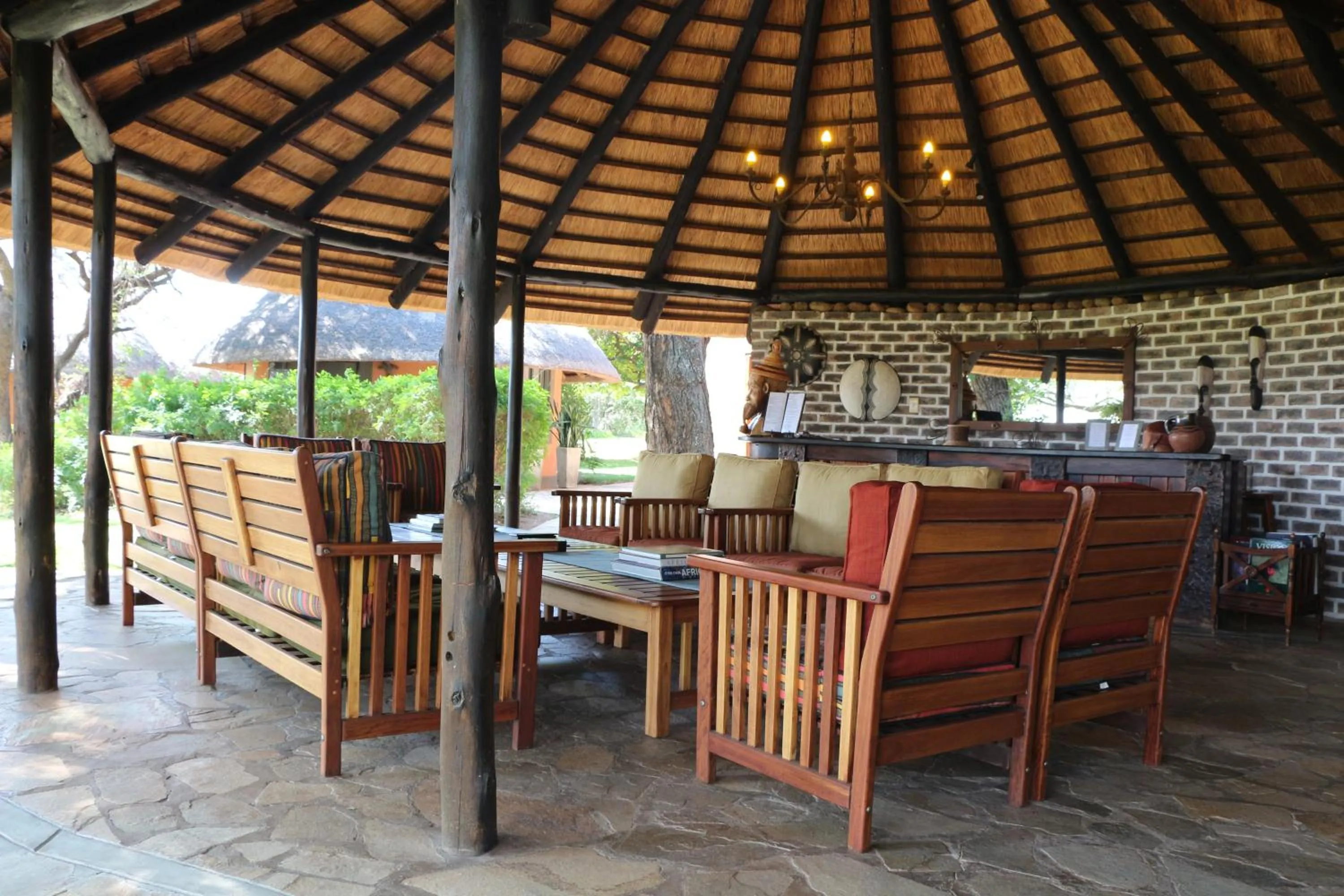 Patio in Mohlabetsi Safari Lodge