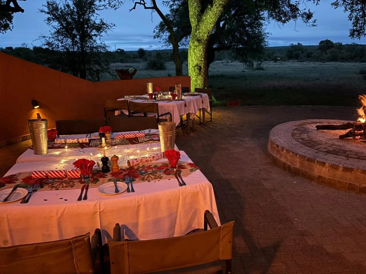 Dining area in Mohlabetsi Safari Lodge