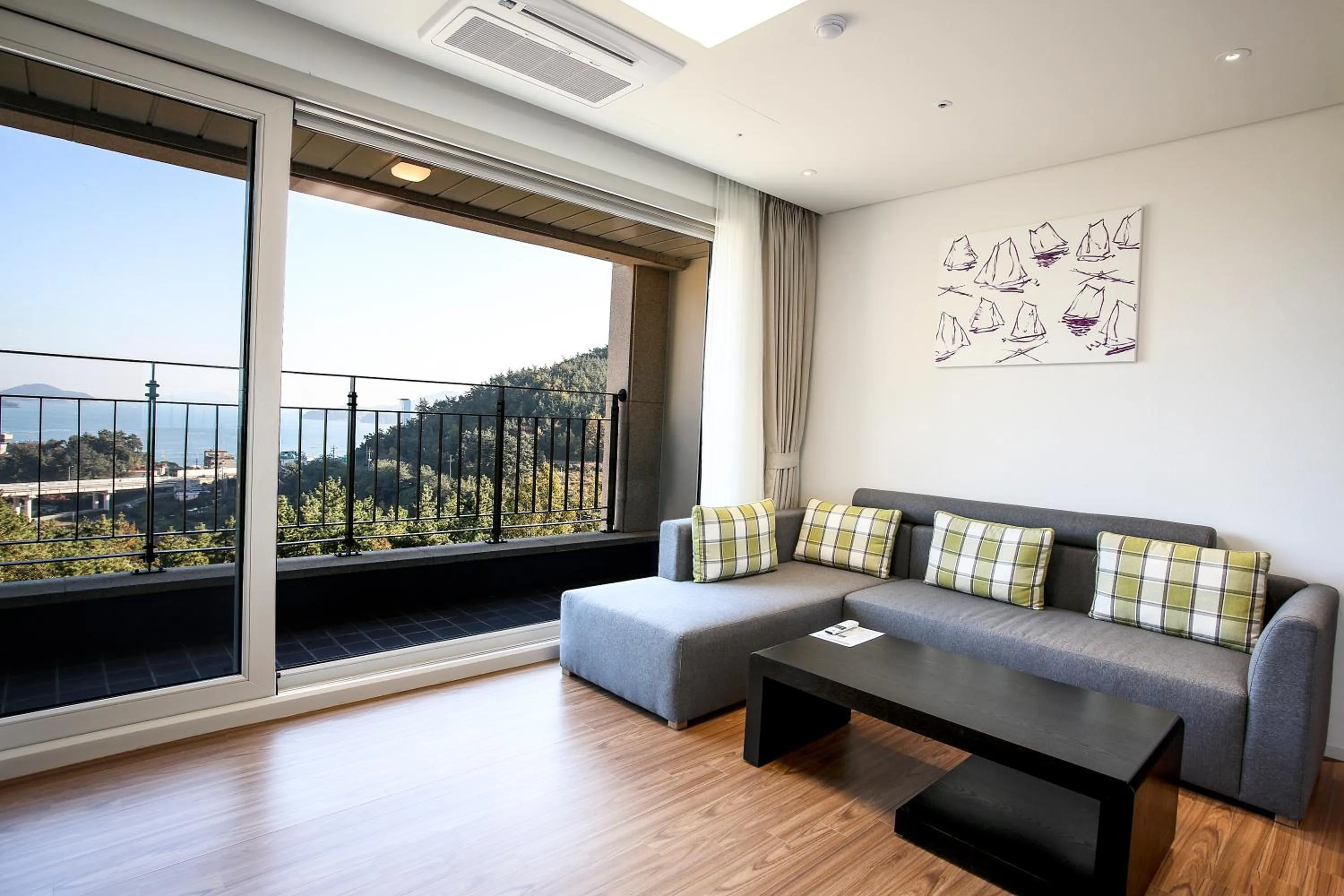 Balcony/Terrace in Lapis Hotel Namhae