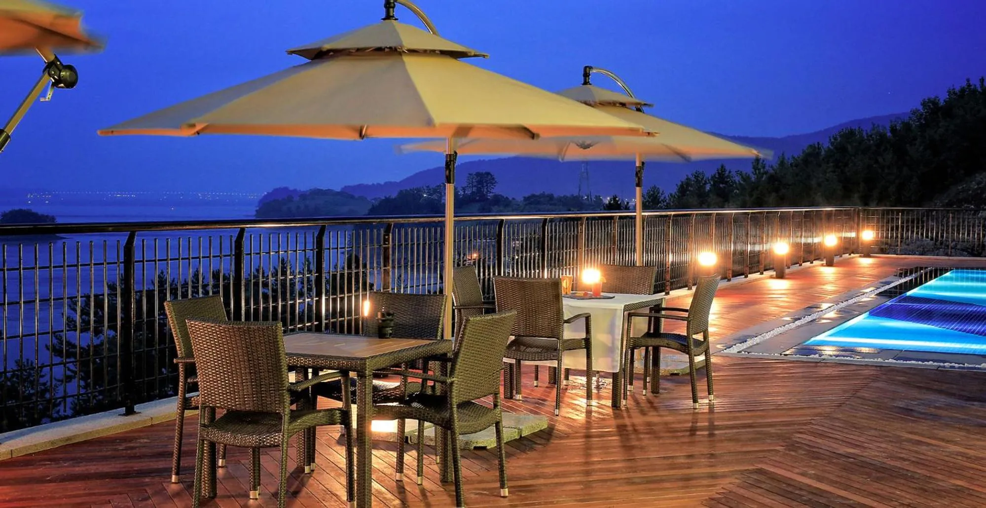 Balcony/Terrace in Lapis Hotel Namhae