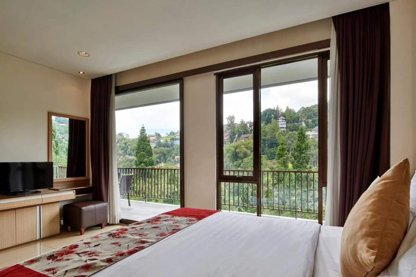 Bed in Tulip Hill View Villa 6 bedrooms with a private swimming pool and movie room