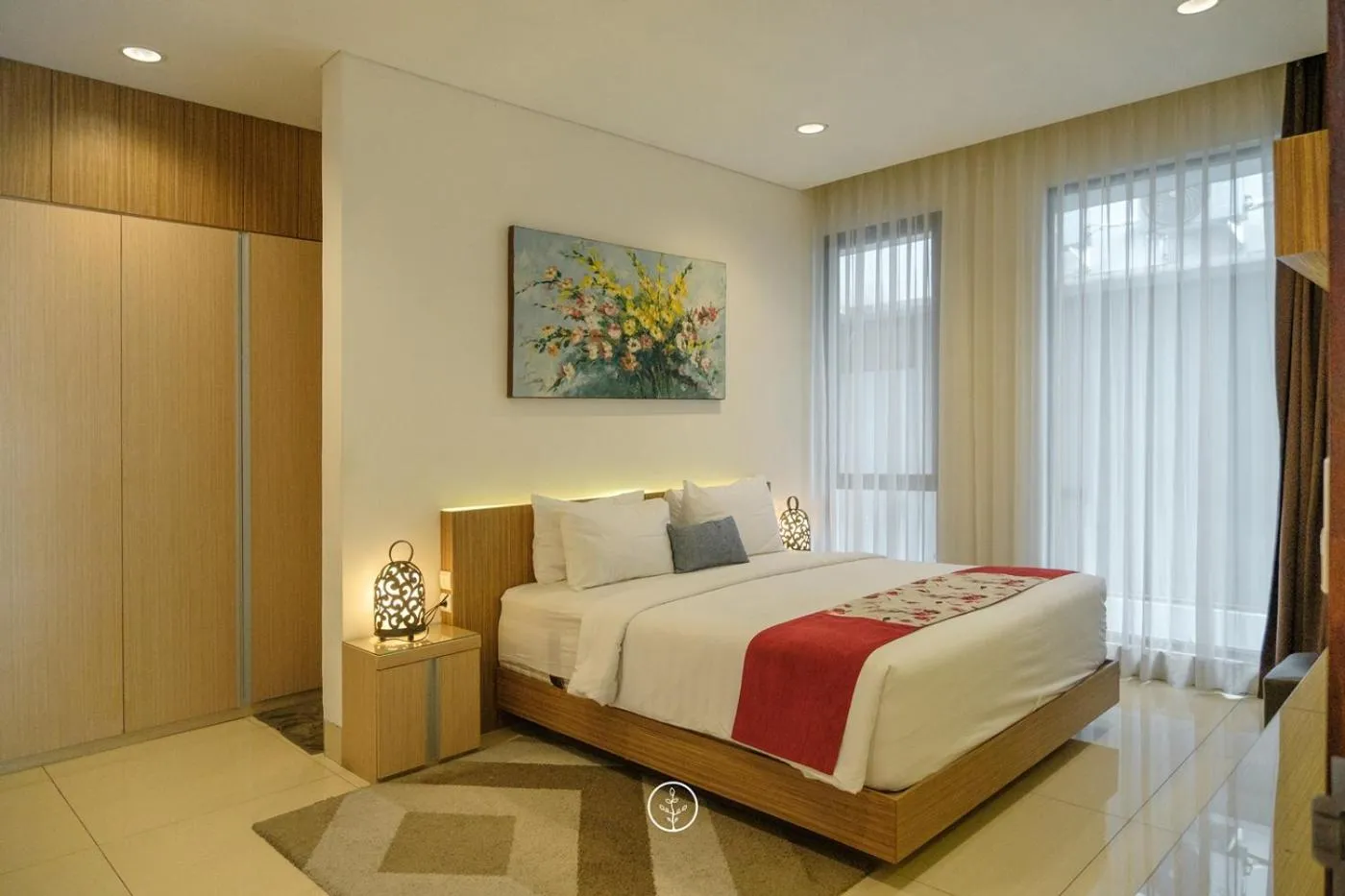 Bed in Tulip Hill View Villa 6 bedrooms with a private swimming pool and movie room