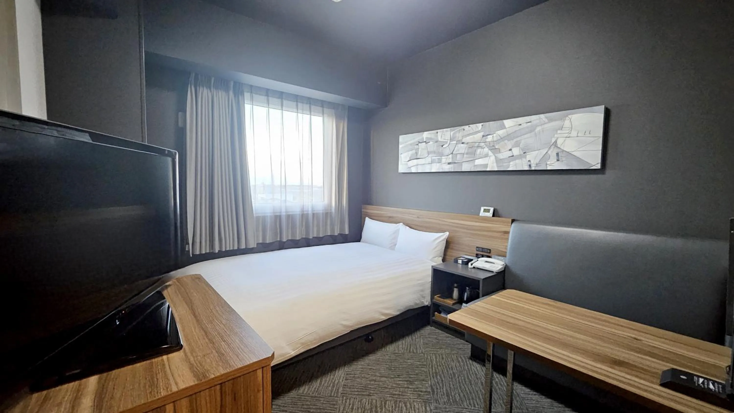 Photo of the whole room, Bed in Hotel Route Inn Kounosu