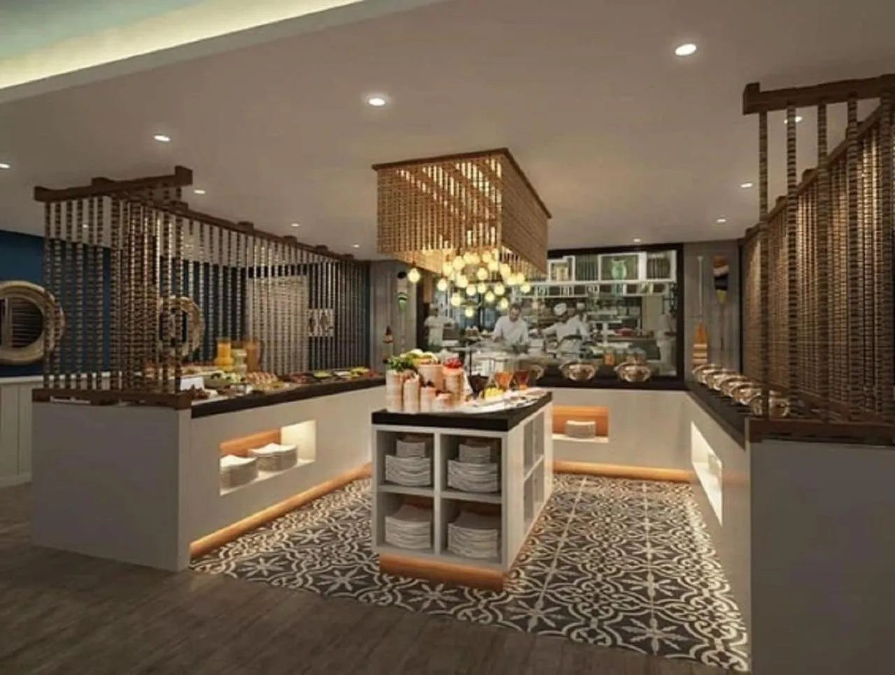 Restaurant/places to eat in Hotel English Point Marina & Spa