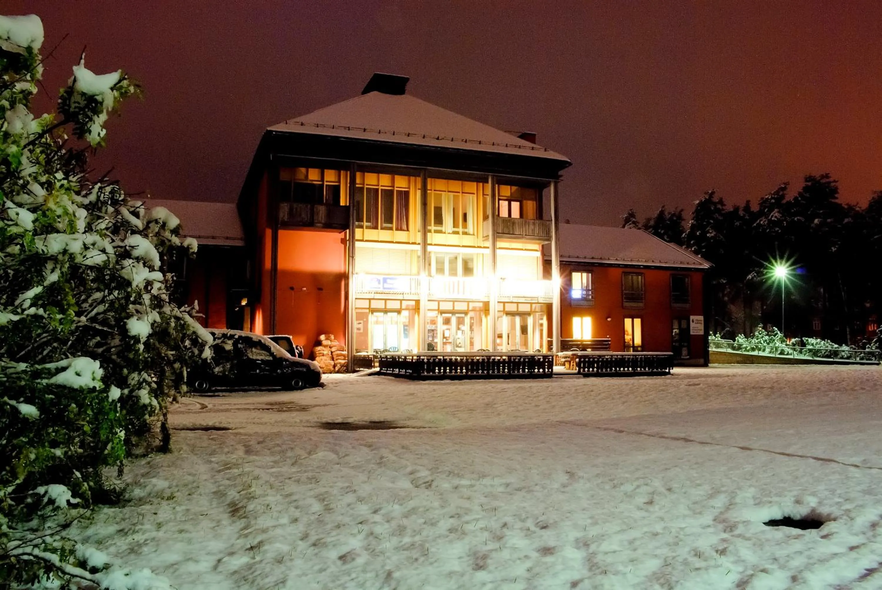 Facade/entrance in Trudvang Apartment Hotel