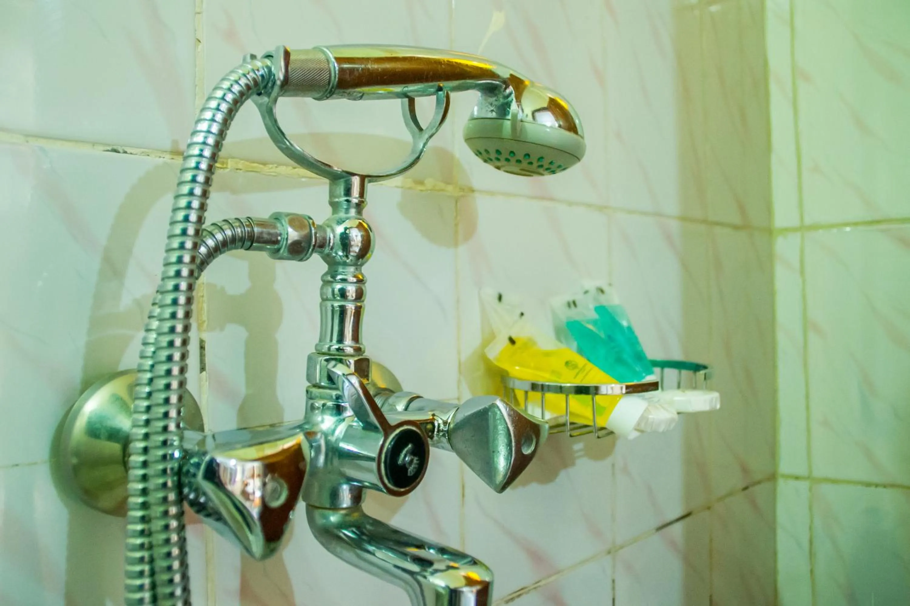 Shower in Sandton Hotel Kasese