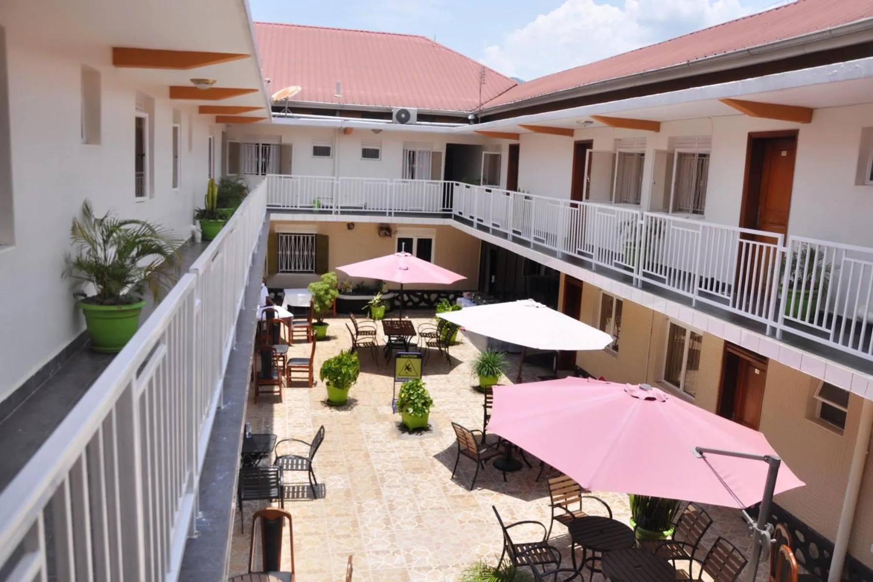 Property building in Sandton Hotel Kasese