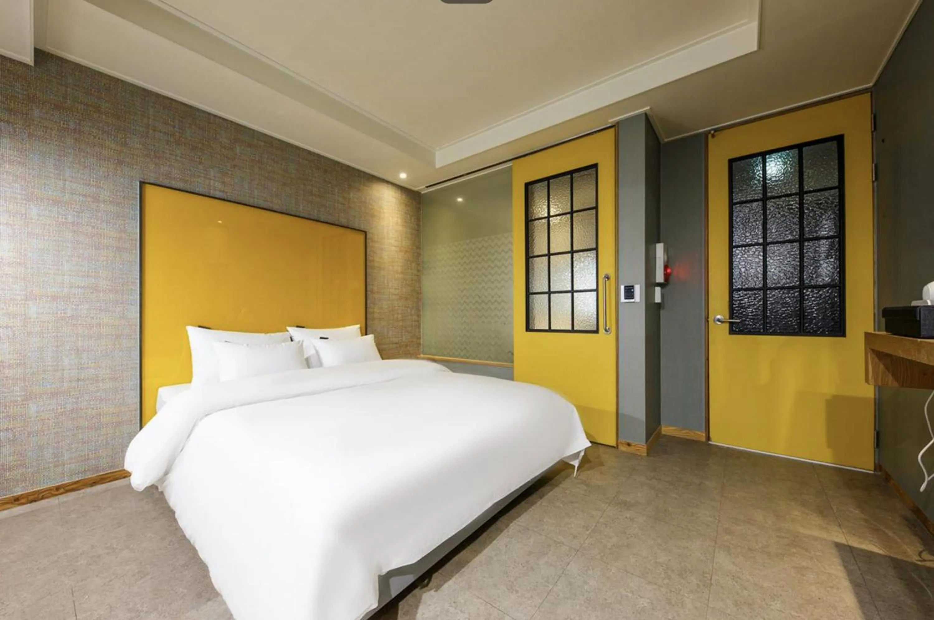 Bed in Cheongju Hotel Persona