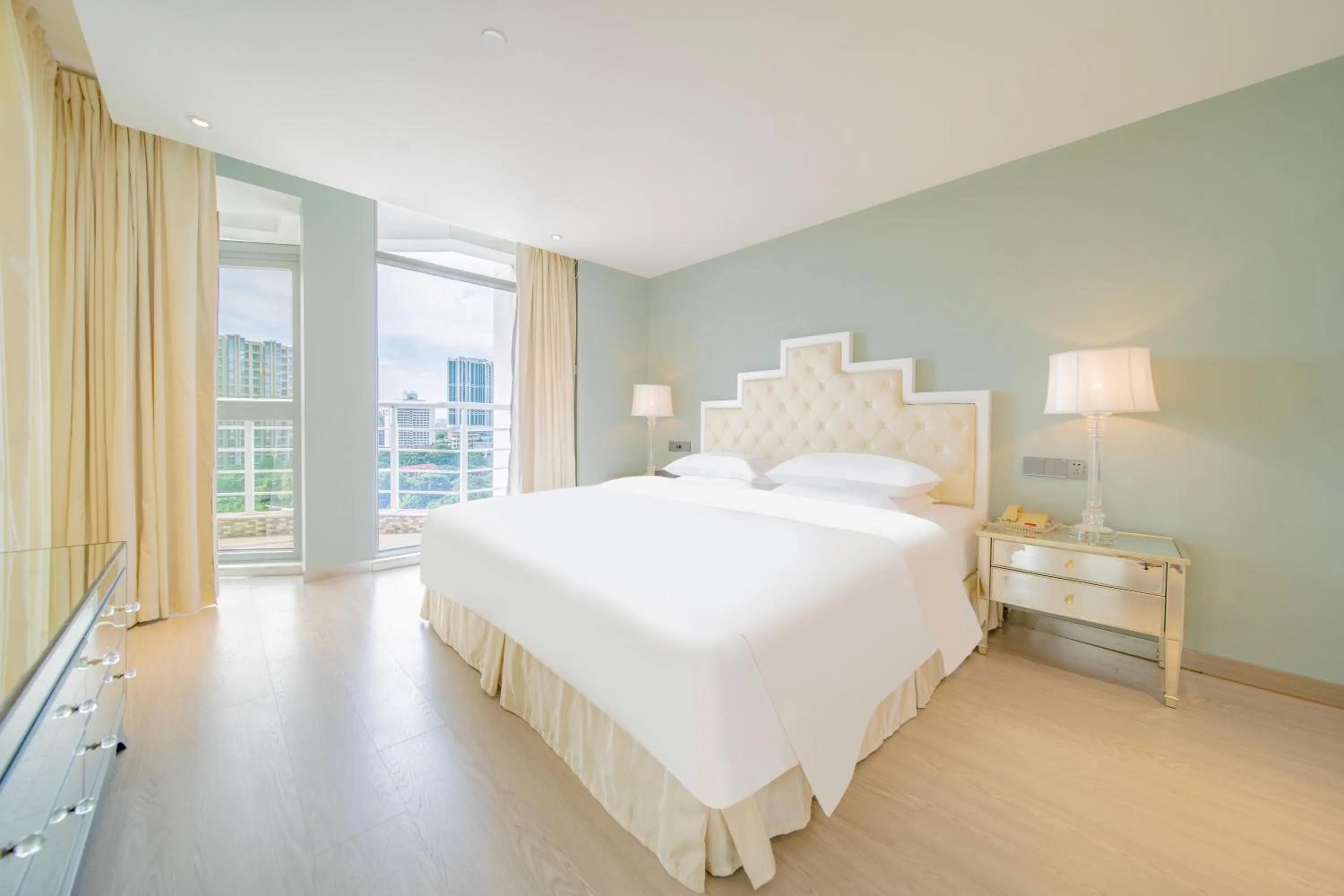 Bed in Hiyet Oriental Hotel