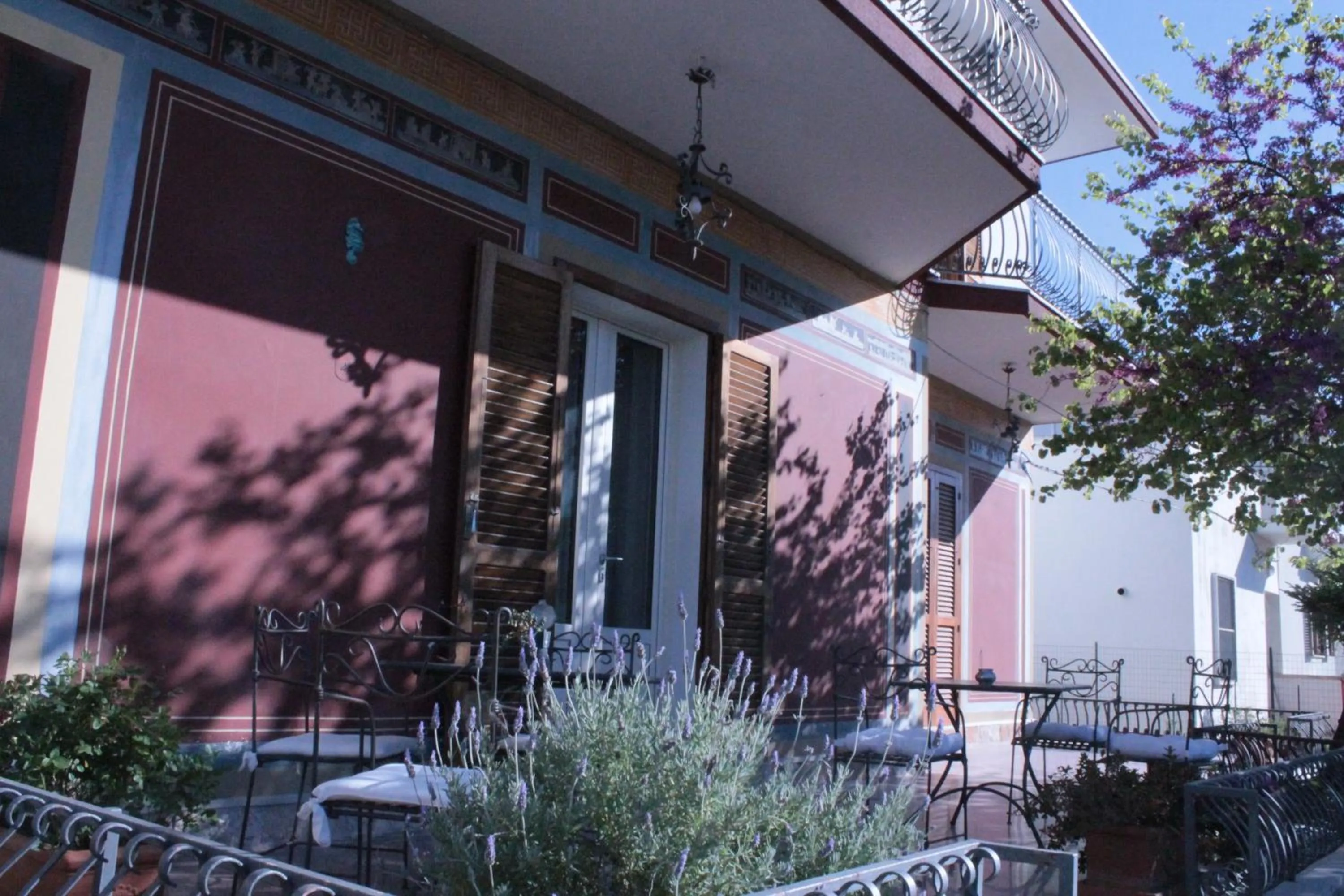 Patio in B&B De Angelis