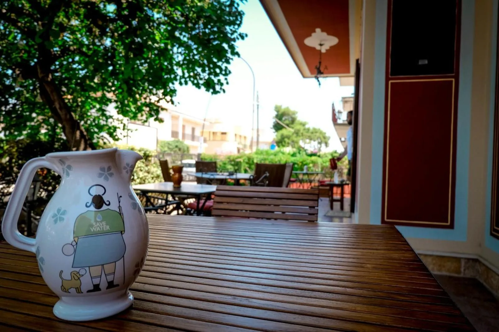 Patio in B&B De Angelis