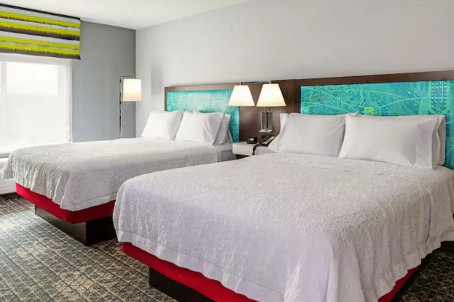 Queen Room with Two Queen Beds in Hampton Inn & Suites By Hilton Irving Dfw Airport North Queen Room with Two Queen Beds in Hampton Inn & Suites By Hilton Irving Dfw Airport North