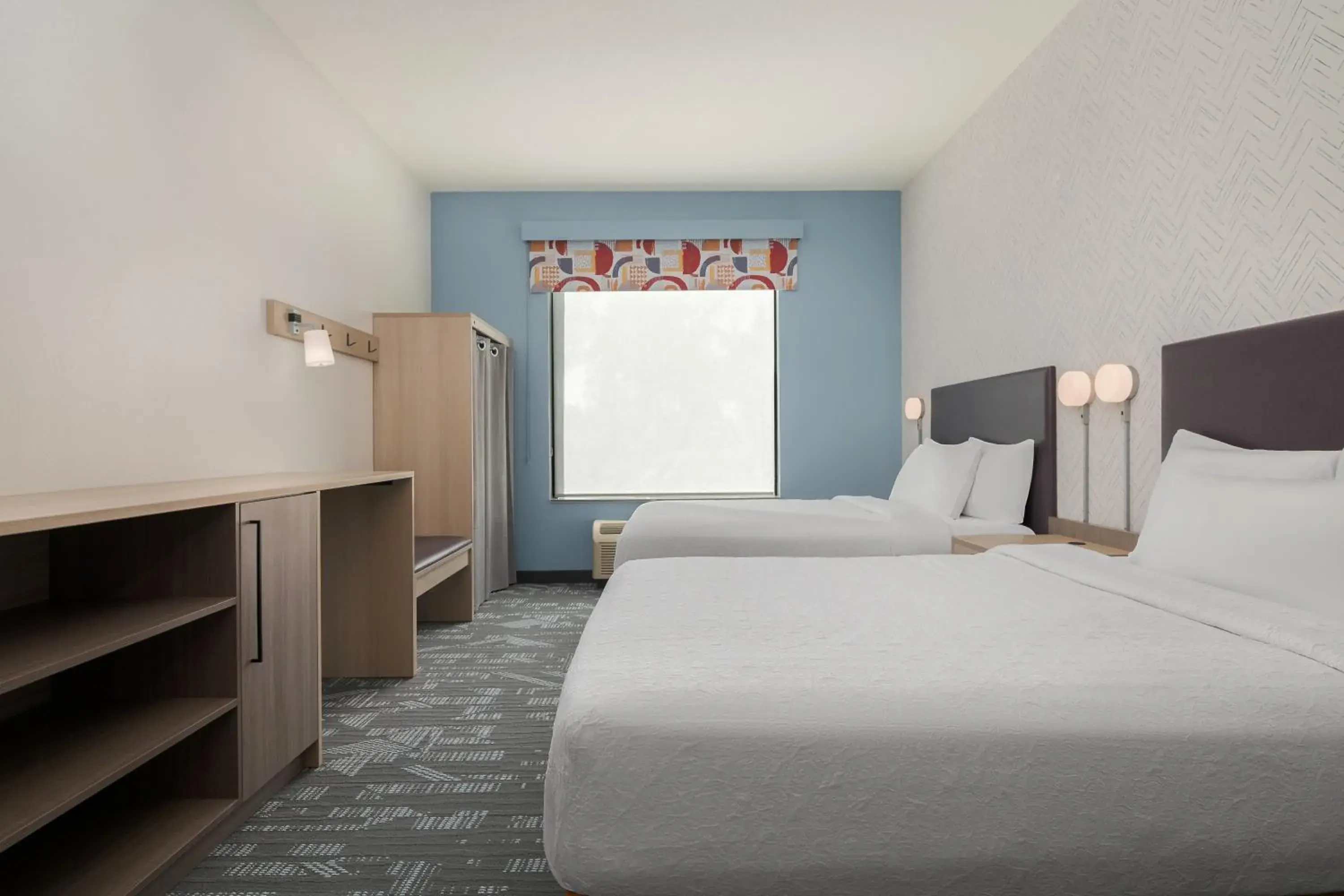 Studio Suite with Two Queen Beds - Hearing Access in Home2 Suites By Hilton Riverview Tampa Studio Suite with Two Queen Beds - Hearing Access in Home2 Suites By Hilton Riverview Tampa