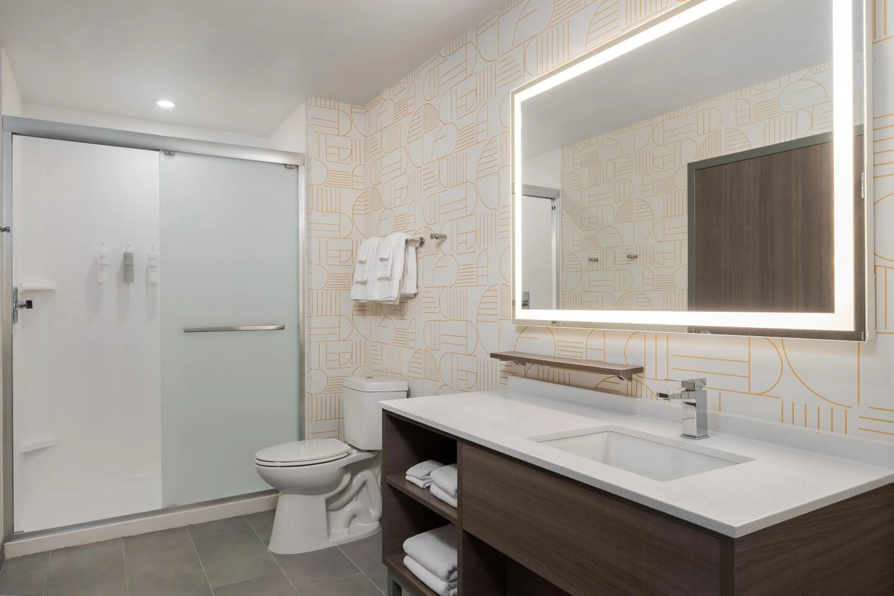 Shower in Home2 Suites By Hilton Riverview Tampa