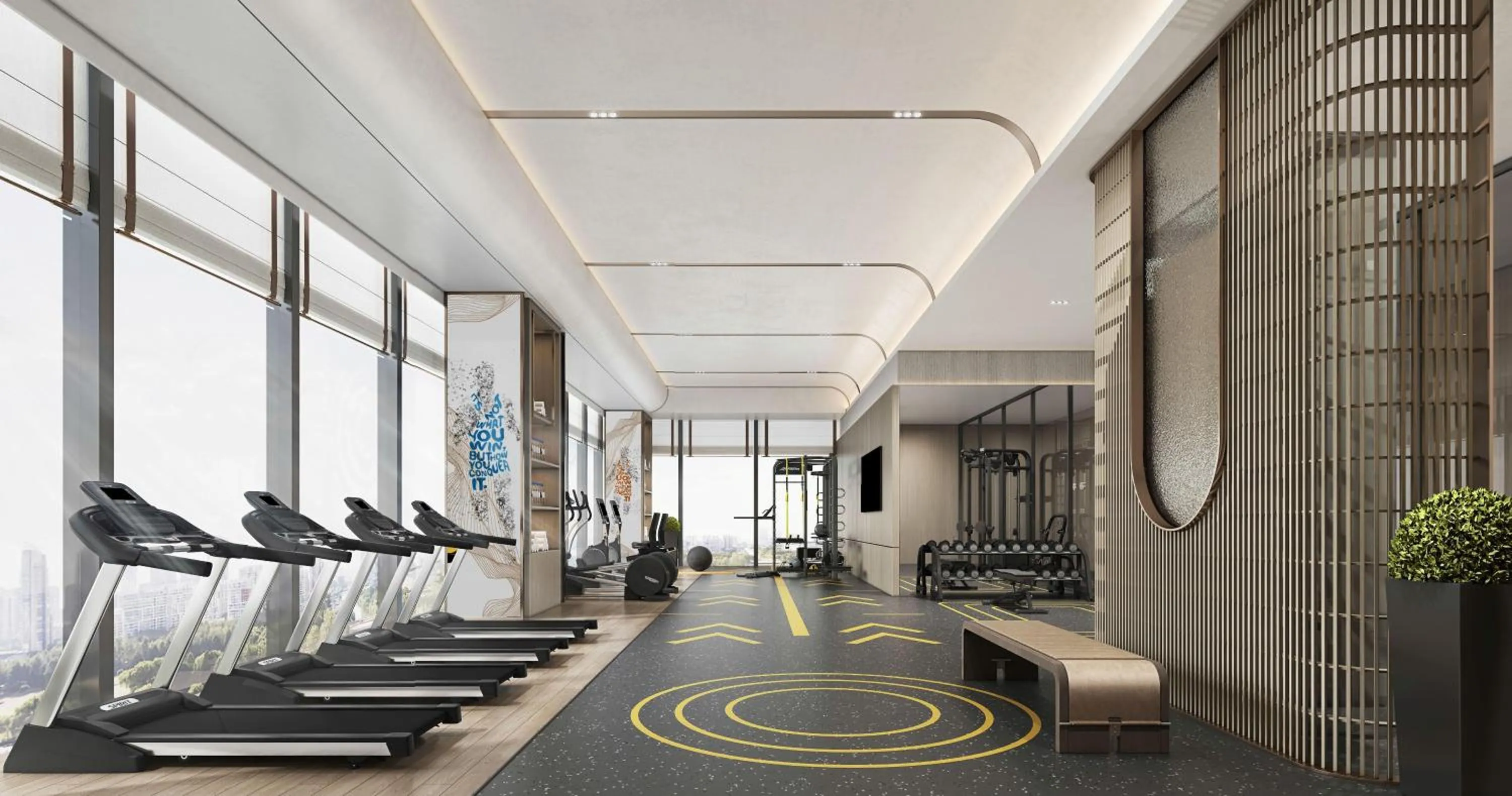 Fitness centre/facilities in DoubleTree by Hilton Zhangzhou