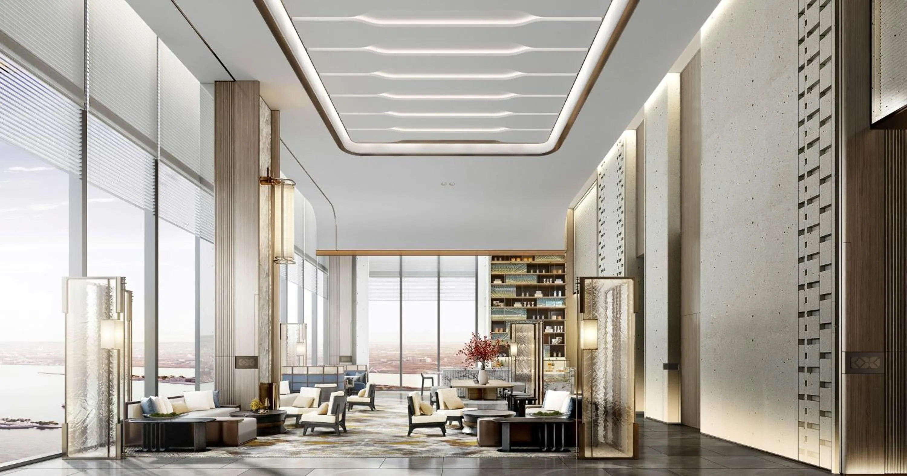 Lobby or reception in DoubleTree by Hilton Zhangzhou