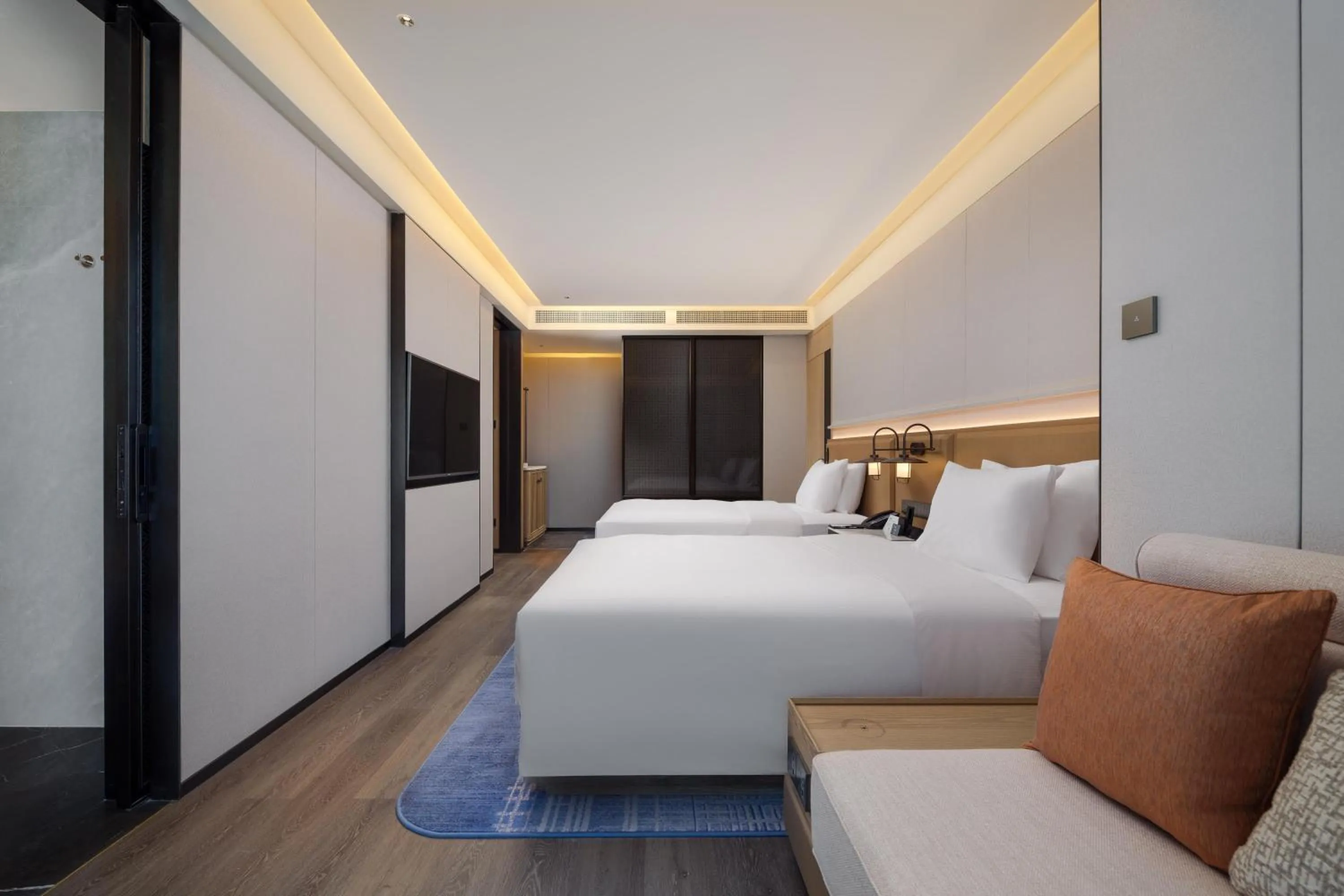 Bed in DoubleTree by Hilton Zhangzhou