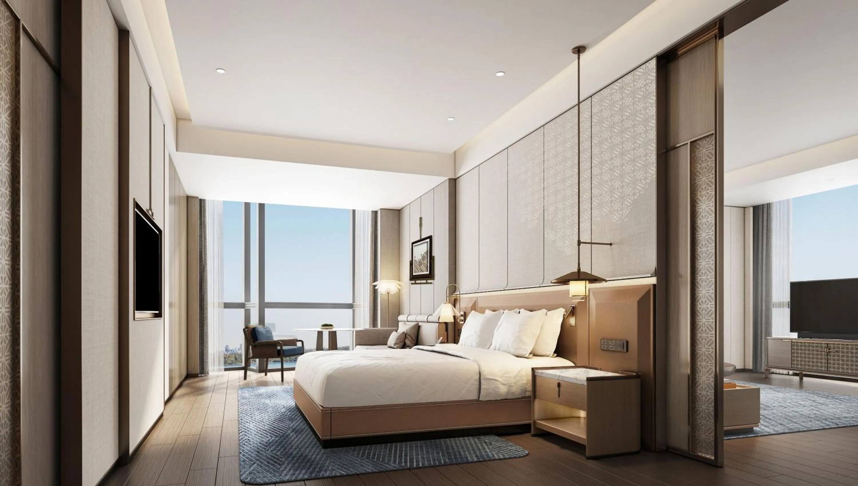 Bed in DoubleTree by Hilton Zhangzhou