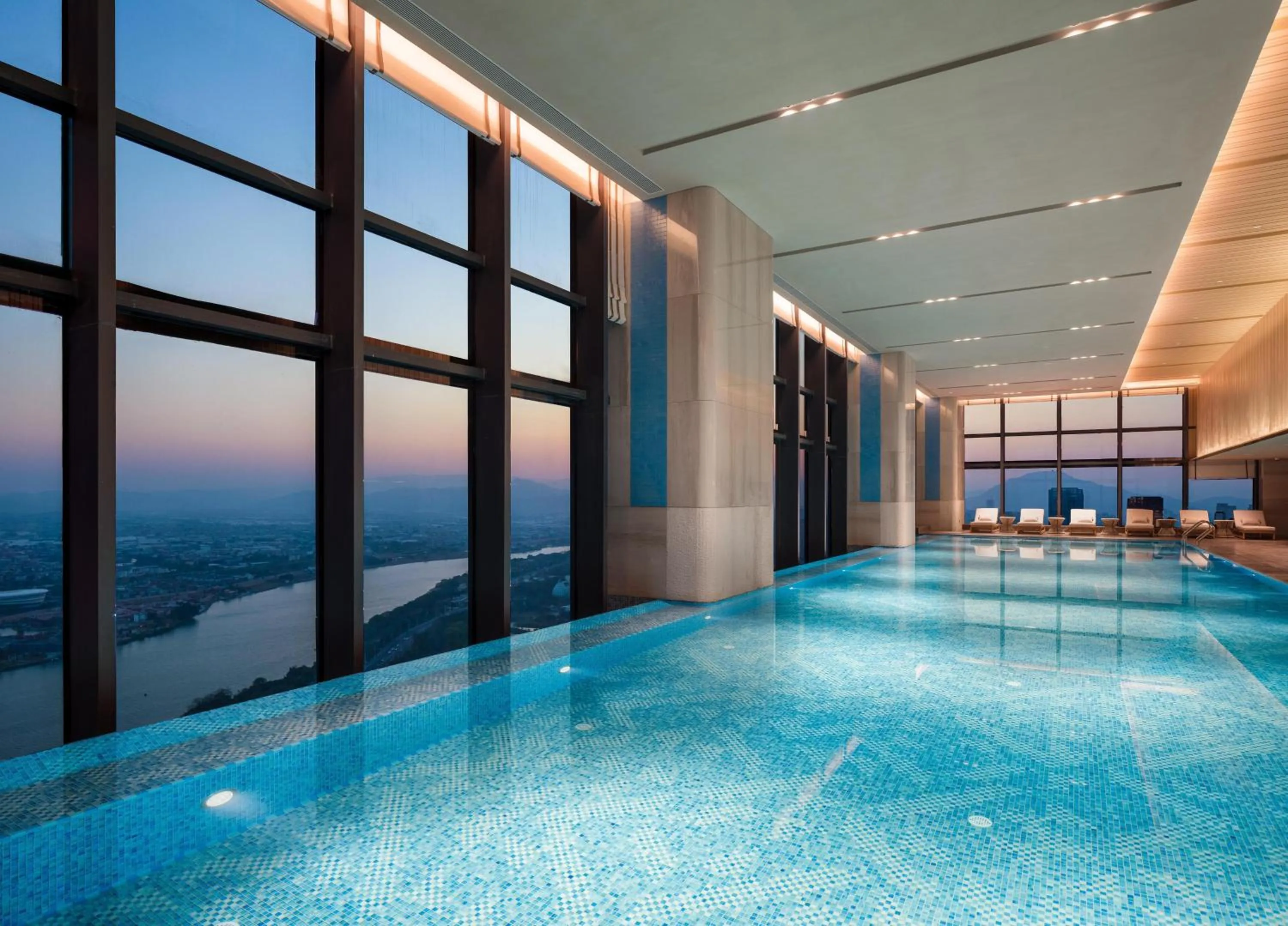 Pool view in DoubleTree by Hilton Zhangzhou