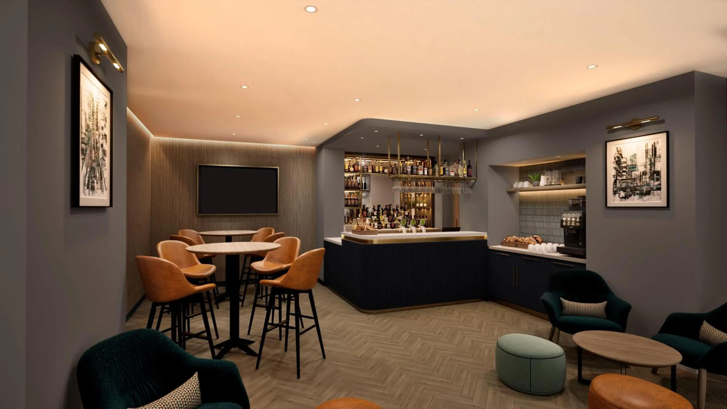 Dining area in Home2 Suites By Hilton Dublin City Centre