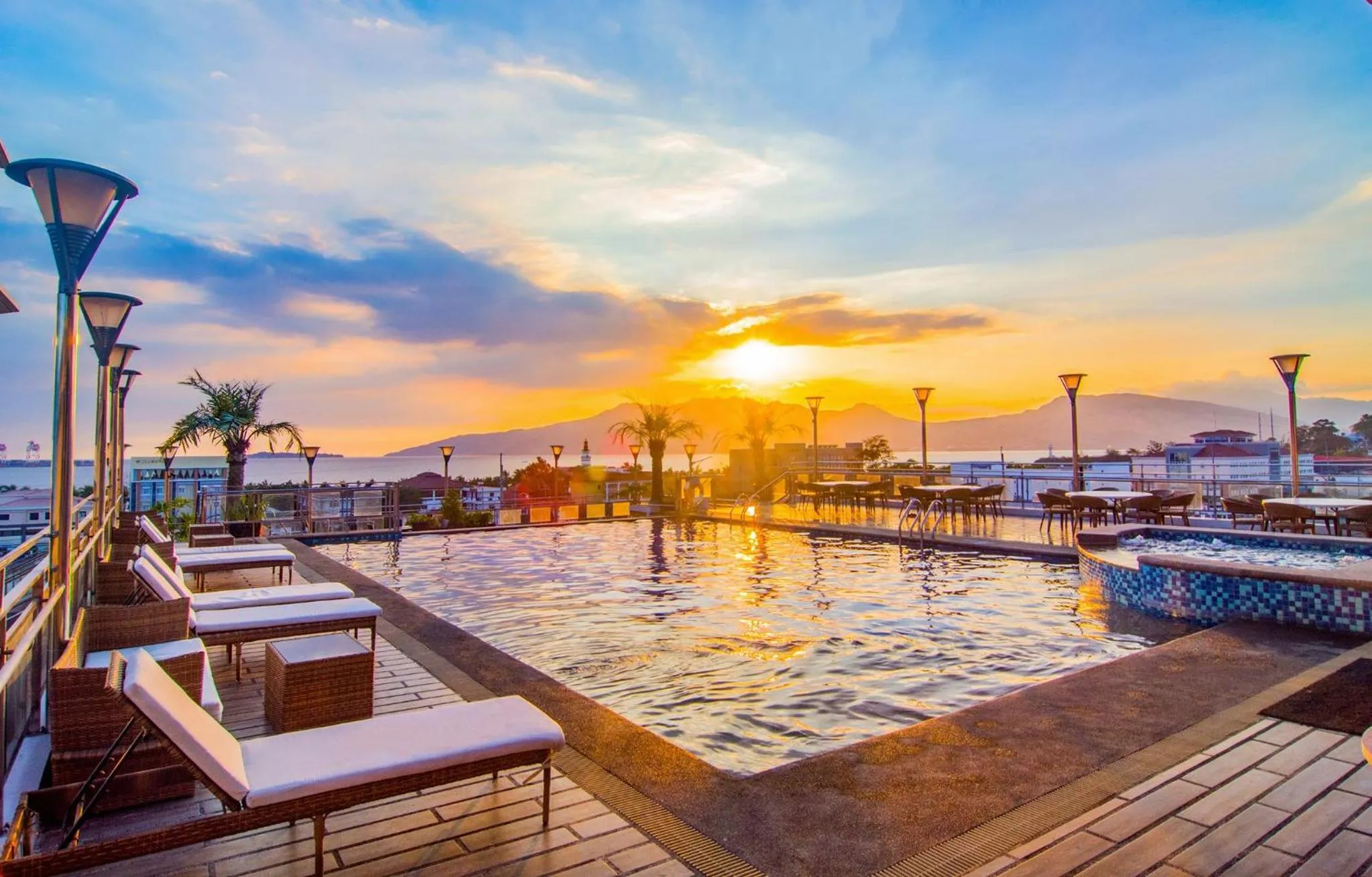 Pool view in Best Western Plus Hotel Subic