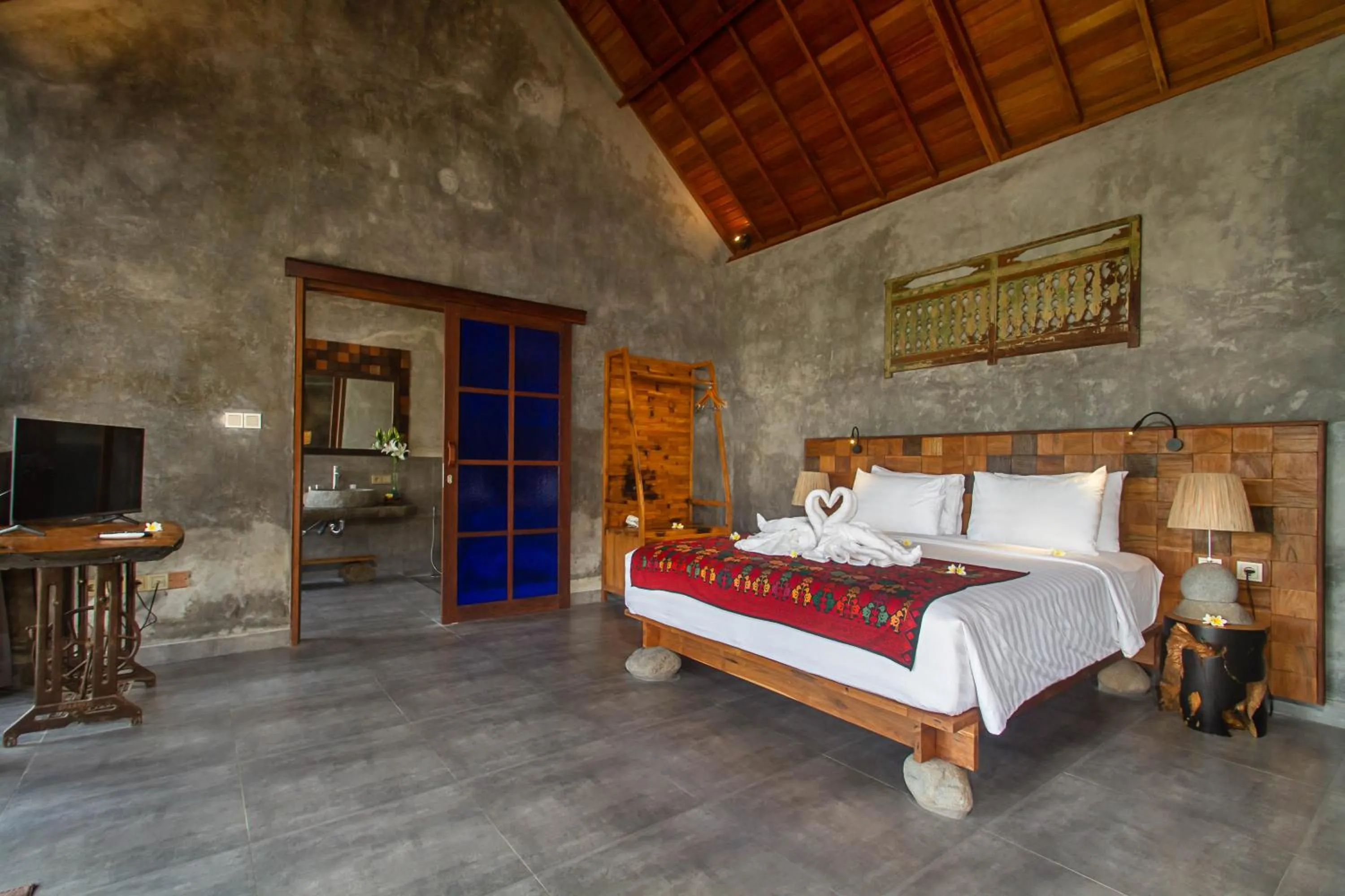 Bed in Ubud Luwih Nature Retreat