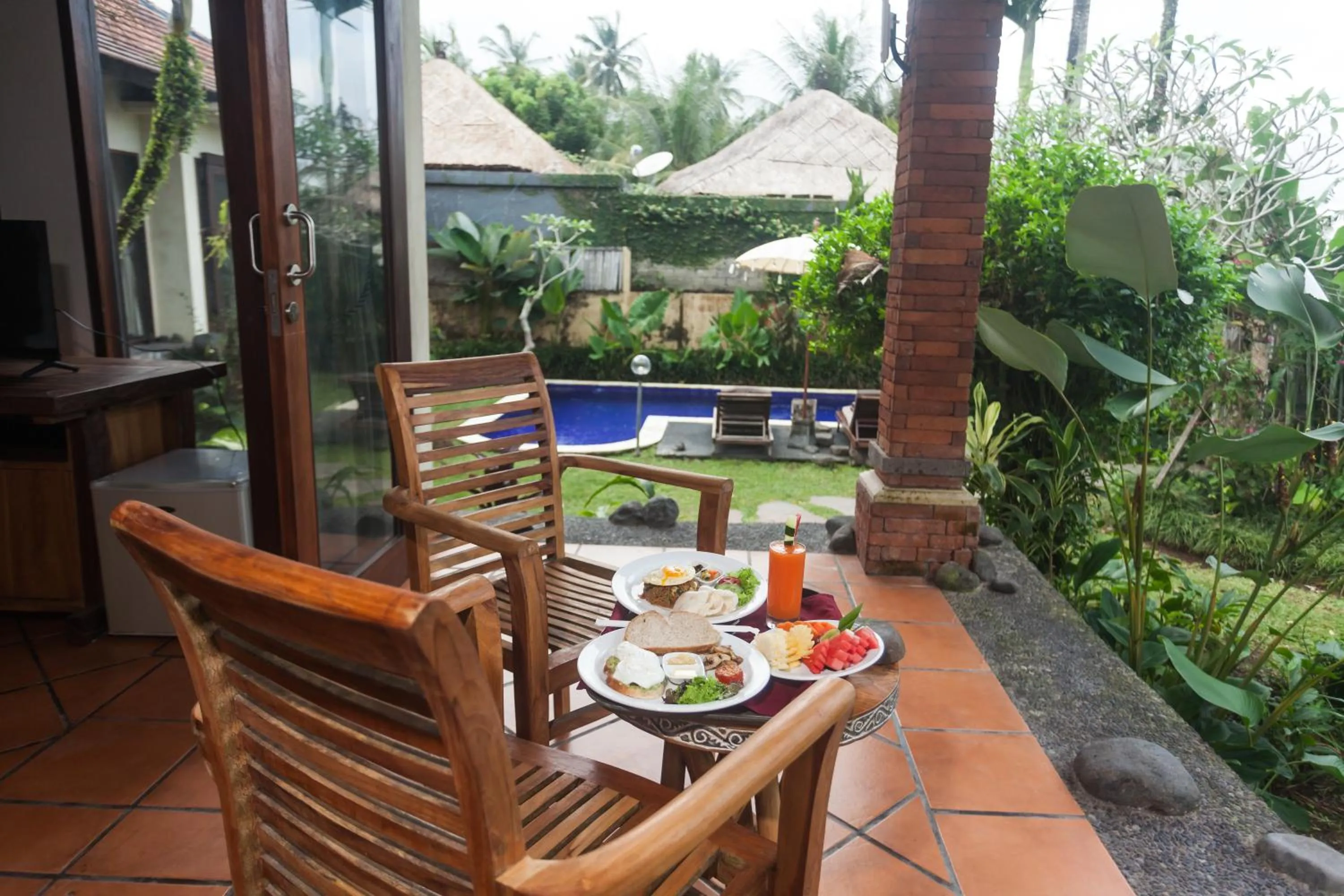Patio in Ubud Luwih Nature Retreat