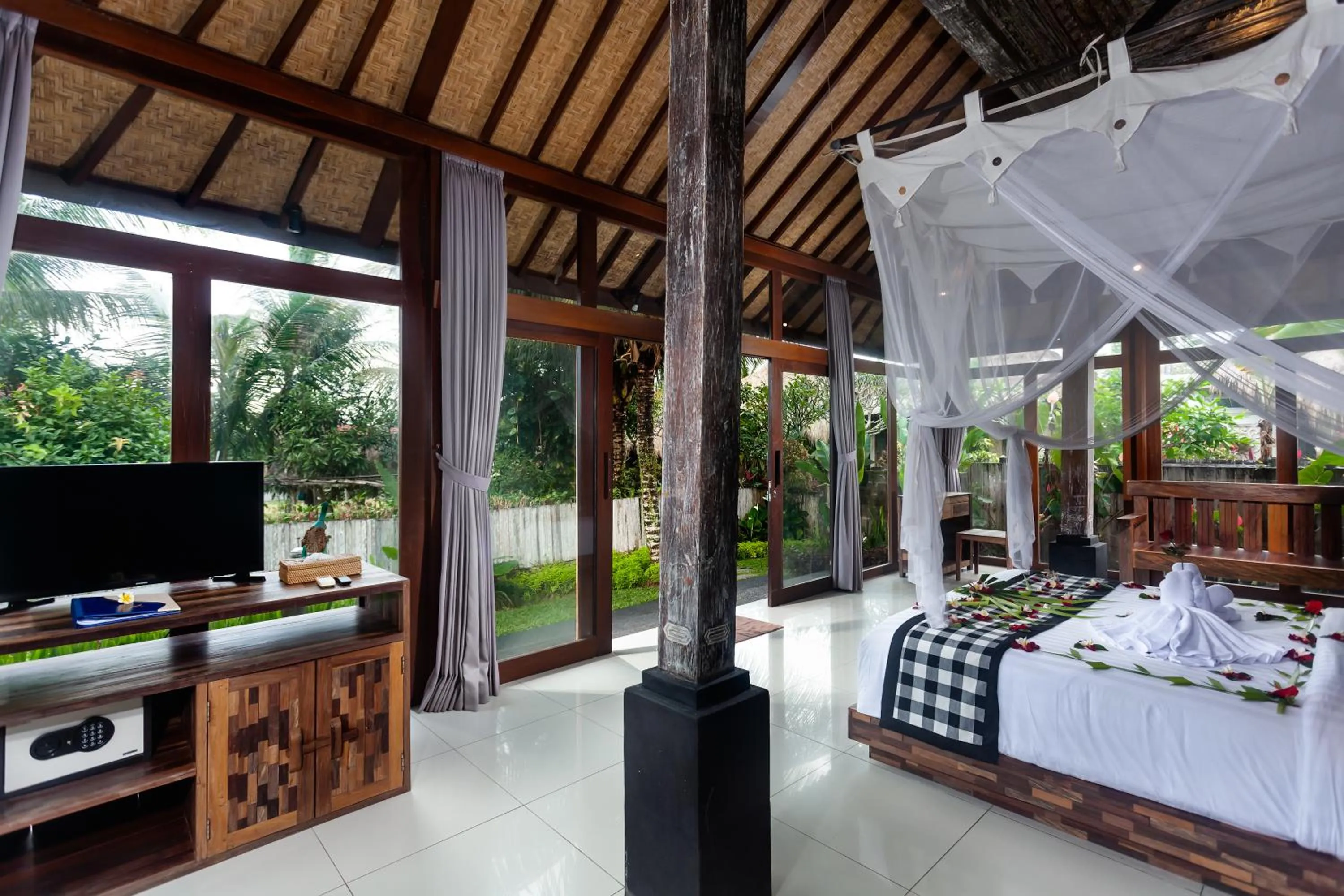 Bedroom in Ubud Luwih Nature Retreat