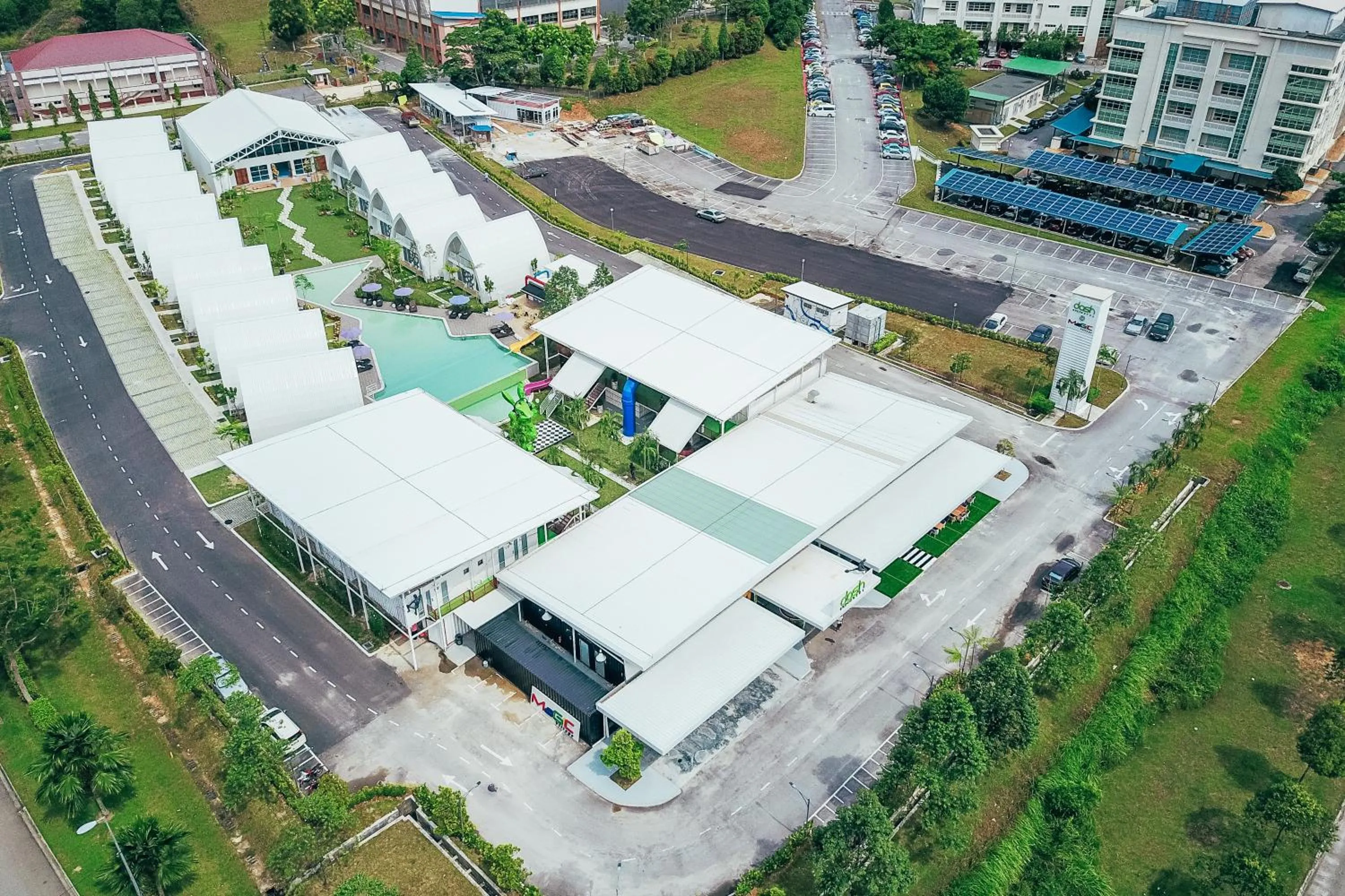 Property building in Dash Box Hotel Cyberjaya