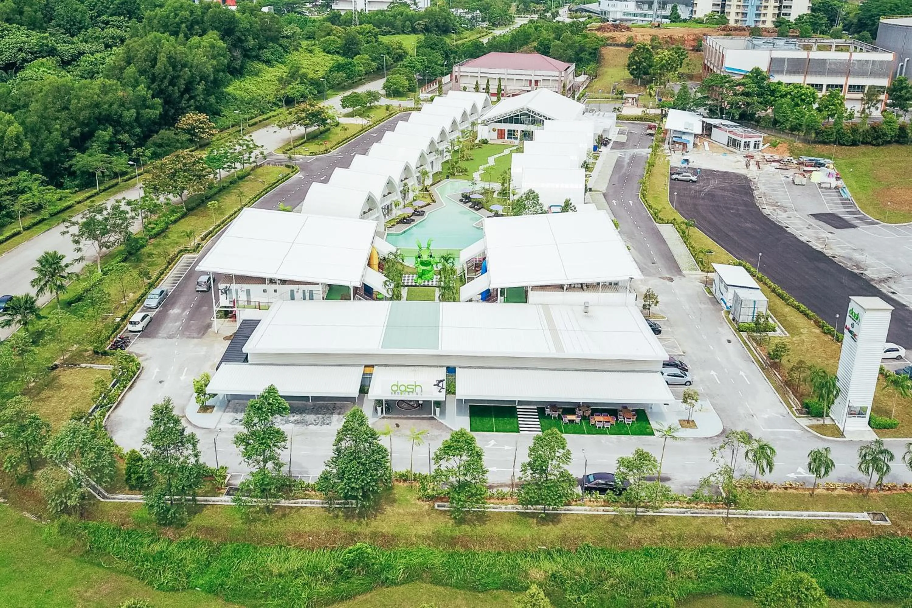 Property building in Dash Box Hotel Cyberjaya