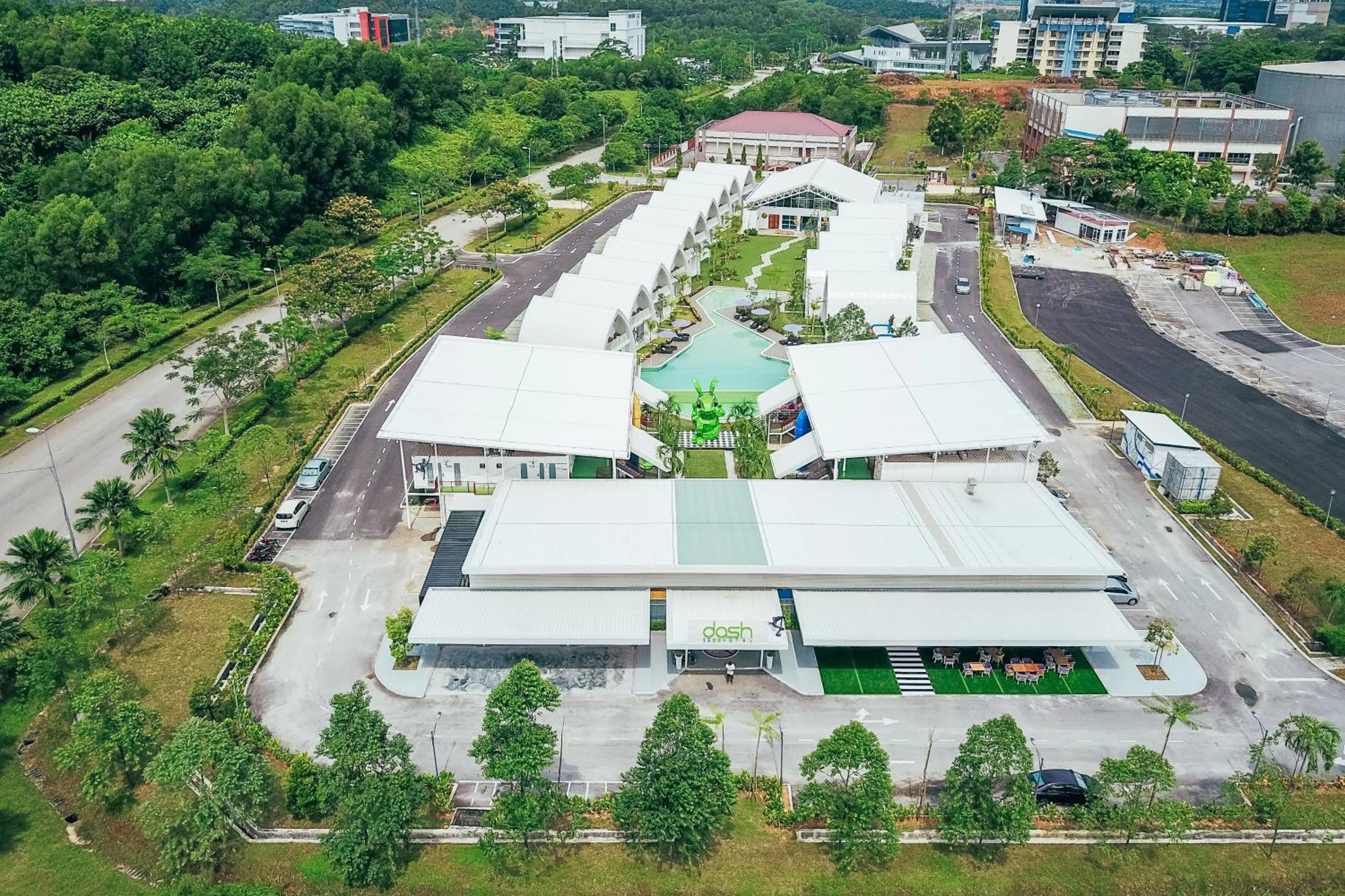 Property building in Dash Box Hotel Cyberjaya