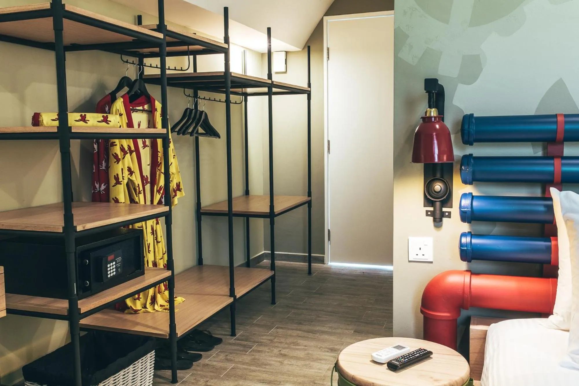 wardrobe in Dash Box Hotel Cyberjaya