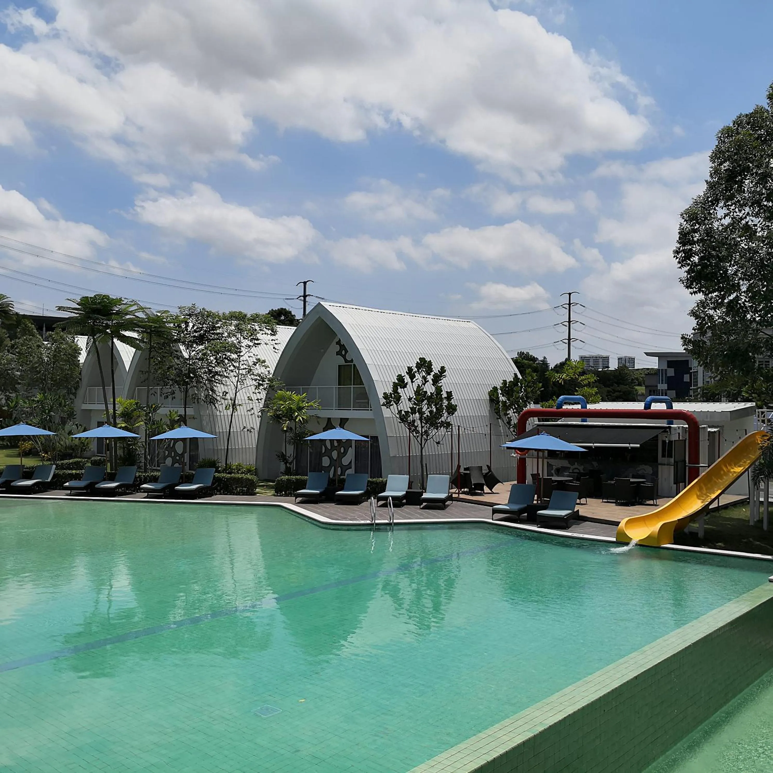 Swimming pool in Dash Box Hotel Cyberjaya