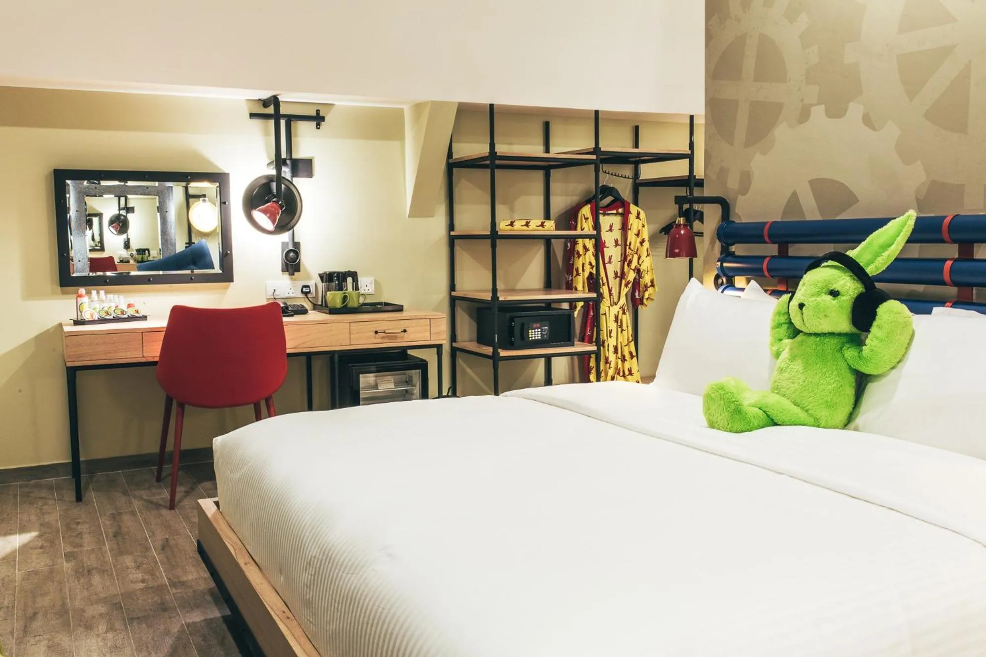 Bed in Dash Box Hotel Cyberjaya