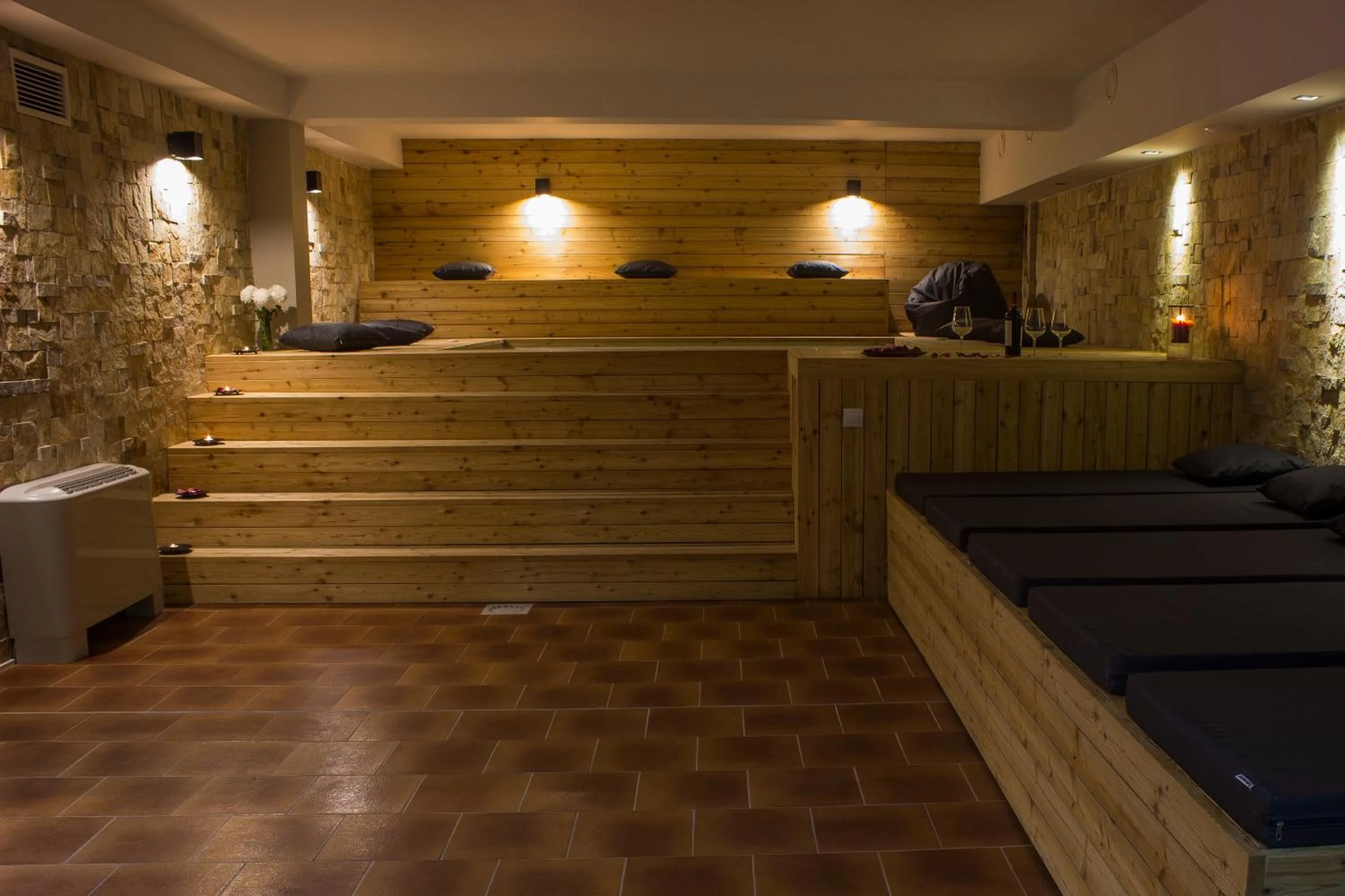Sauna in Trigrad Hotel