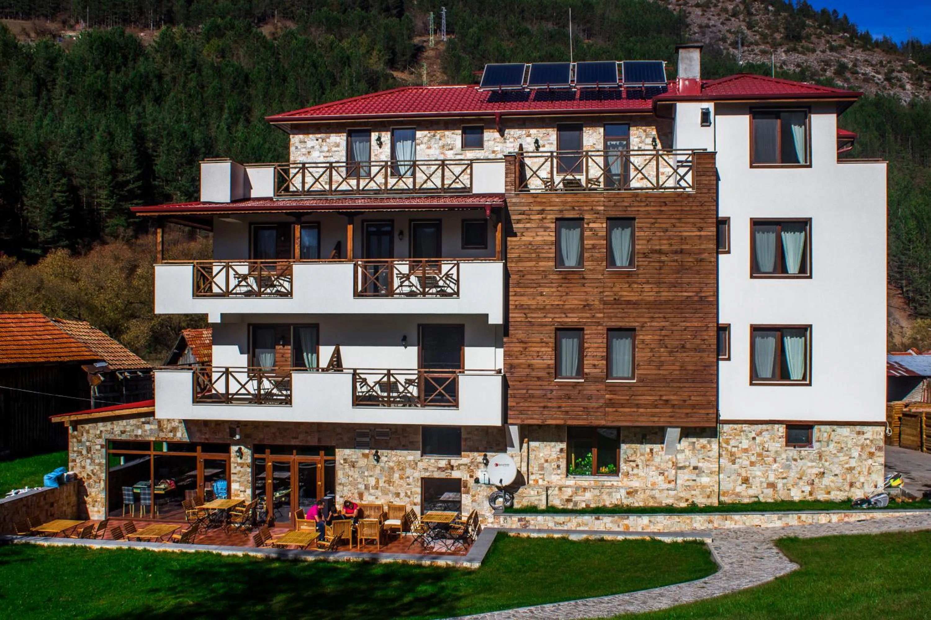 Property building in Trigrad Hotel