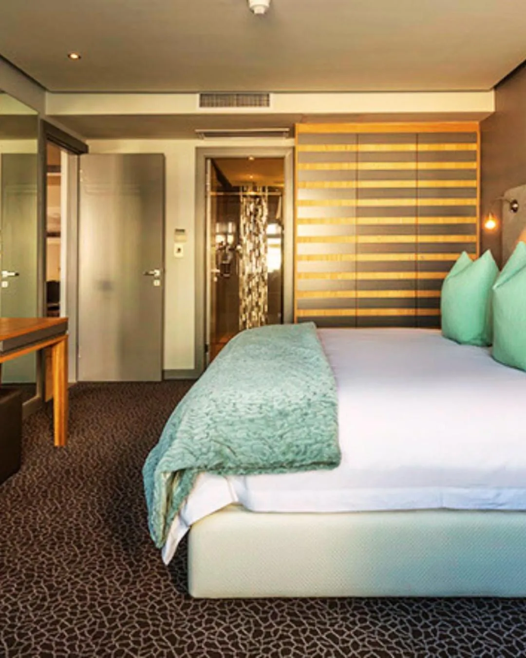 Bed in Krystal Beach Hotel