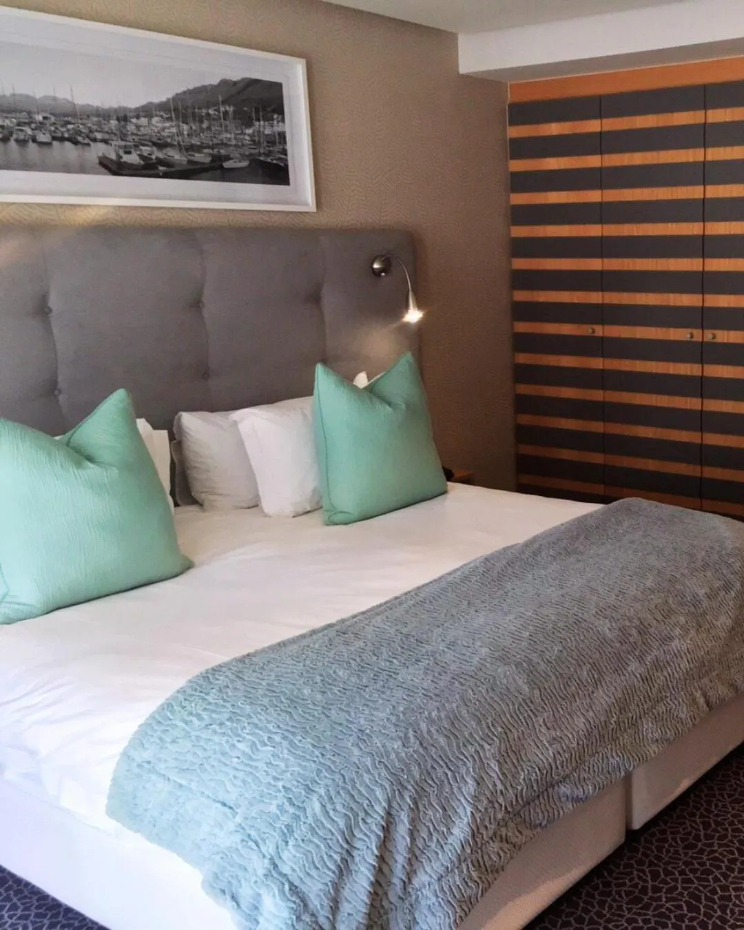 Bed in Krystal Beach Hotel