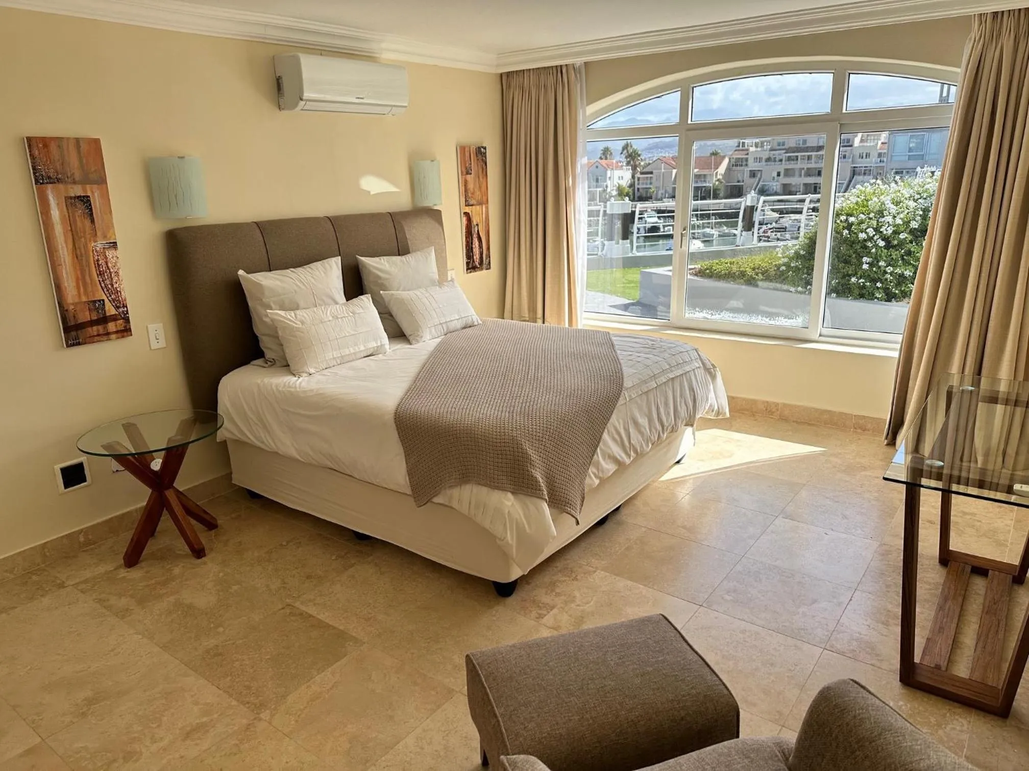 Bed in Krystal Beach Hotel