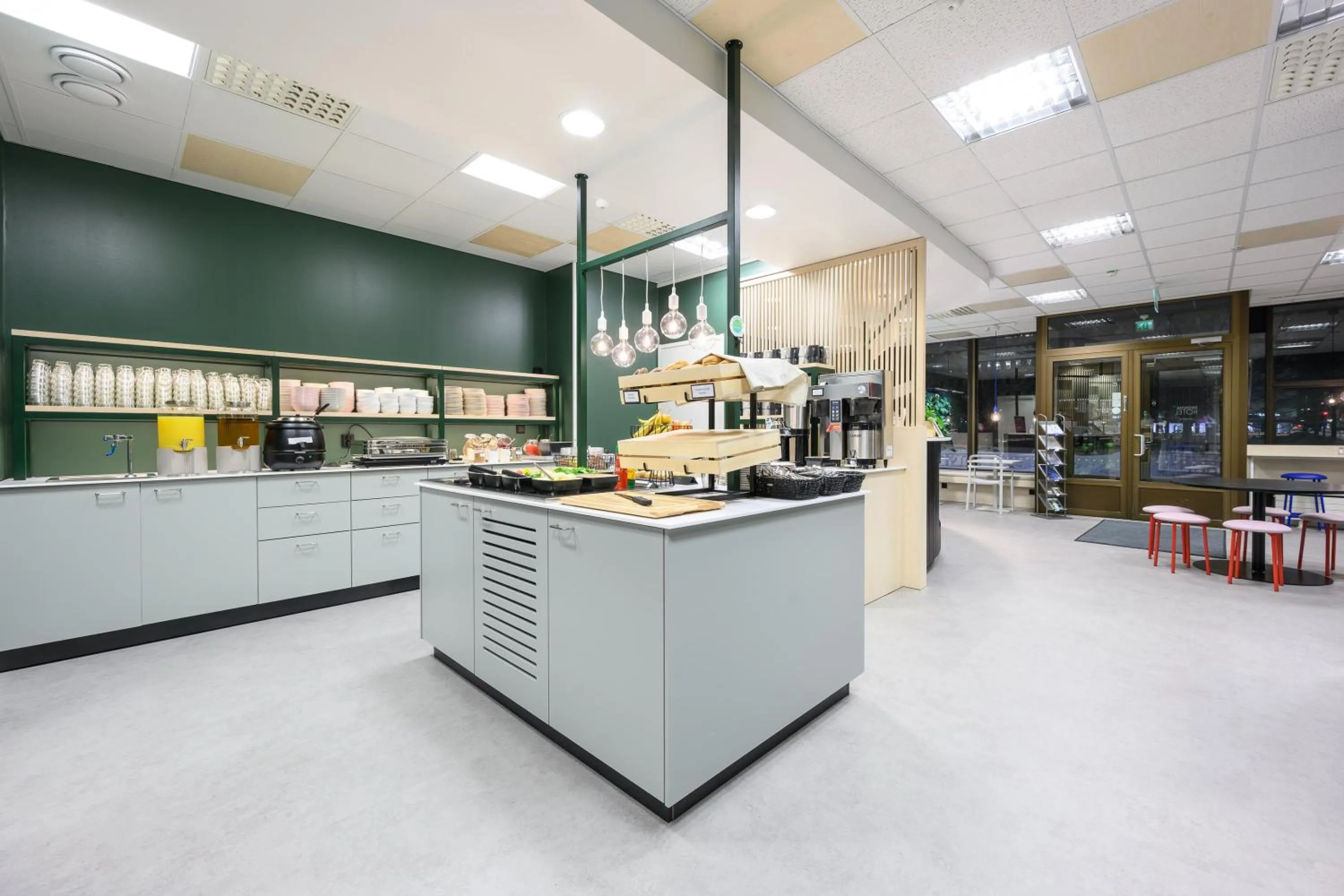 Lobby or reception in GreenStar Hotel Oulu