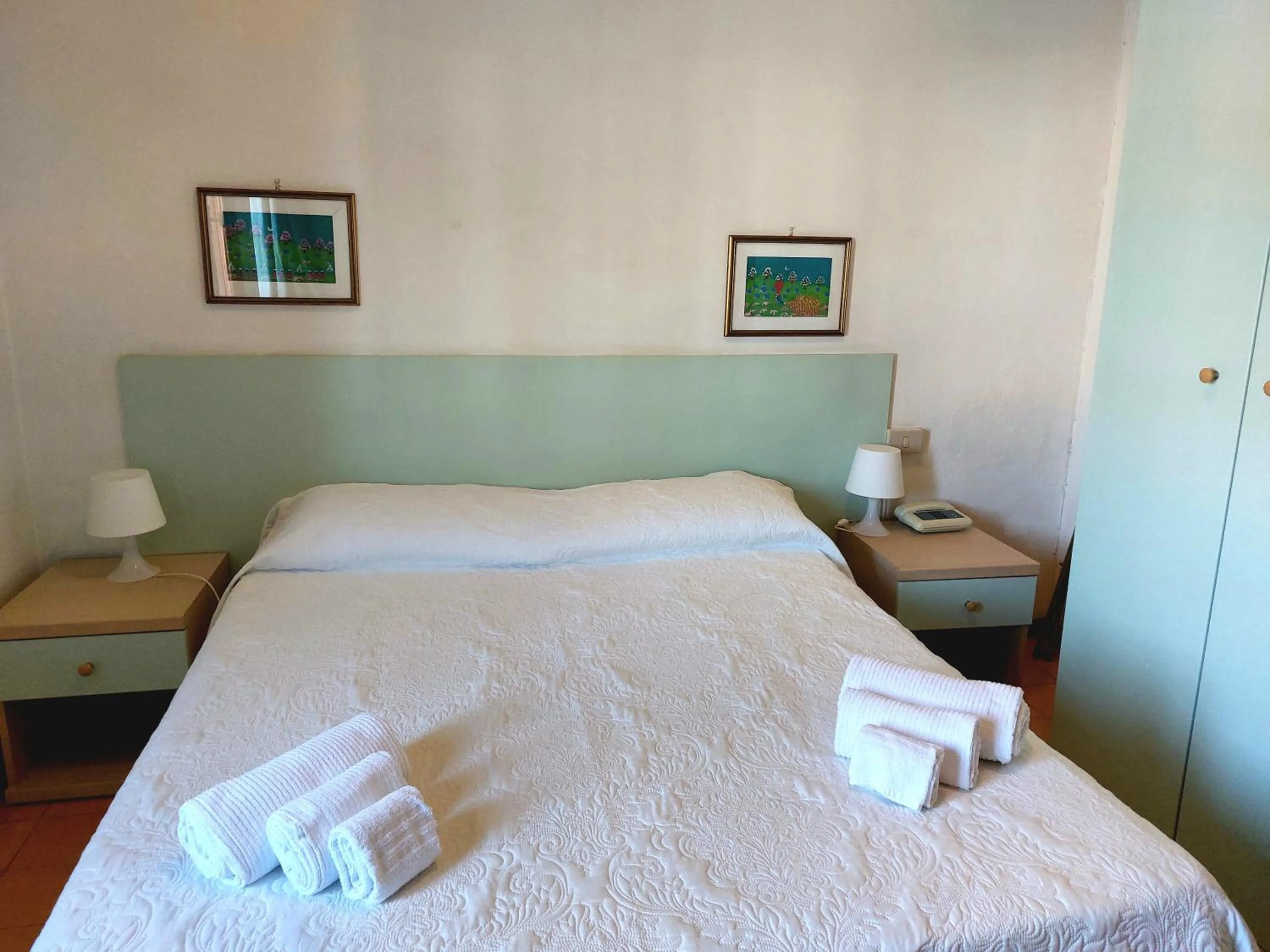 Bed in Hotel San Domingo