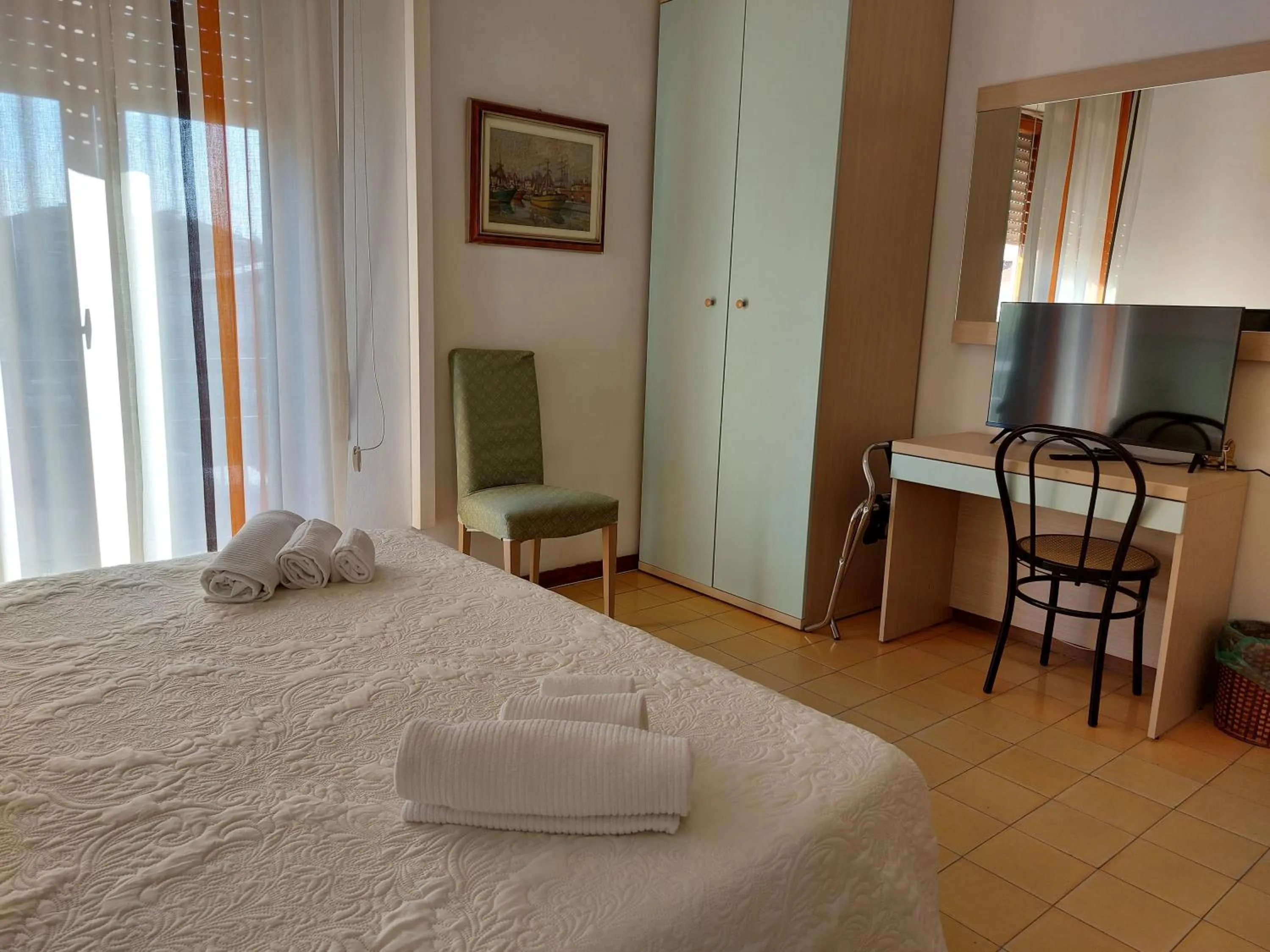 Bed in Hotel San Domingo