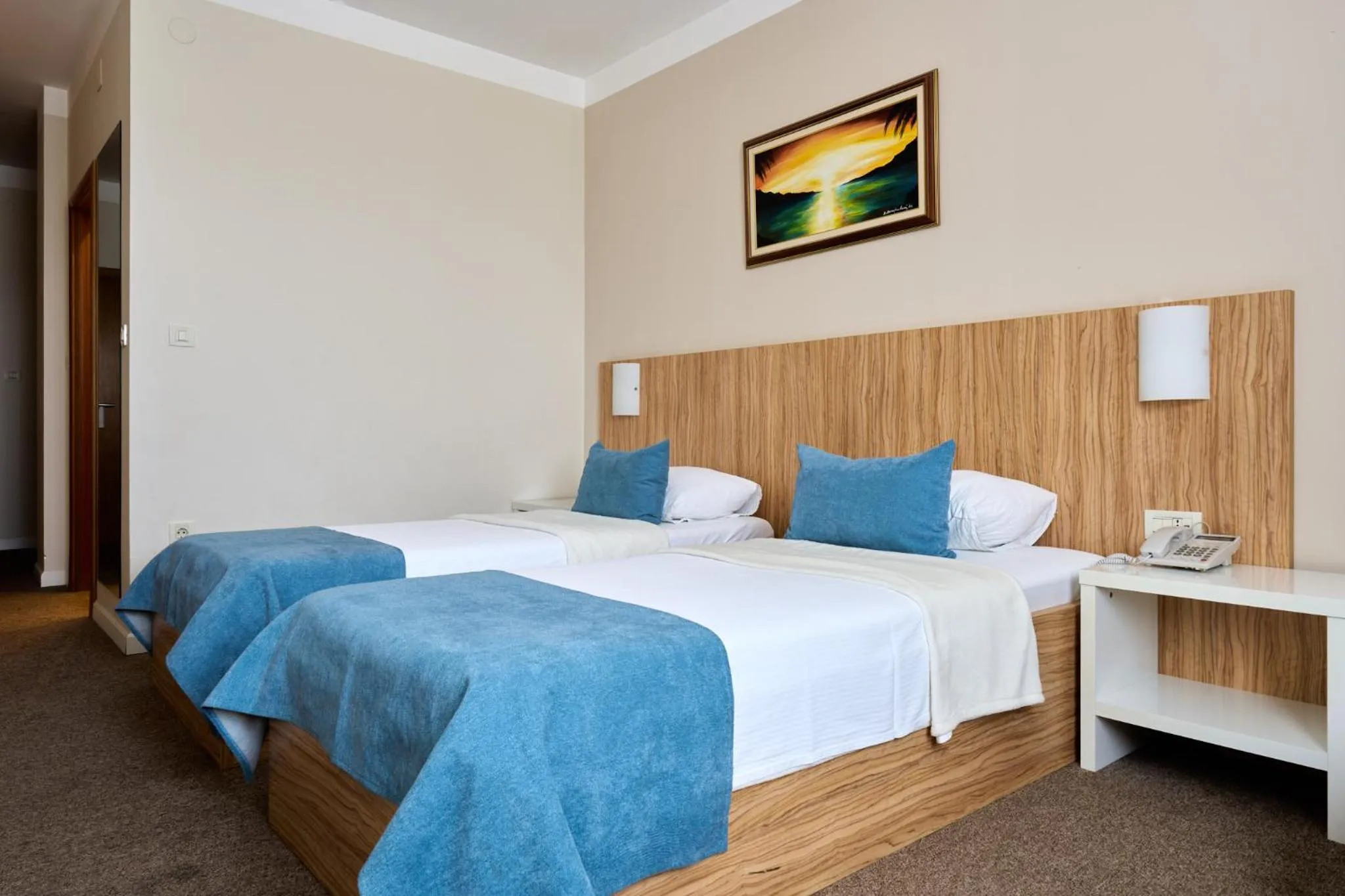 Bed in Hotel Phoenix