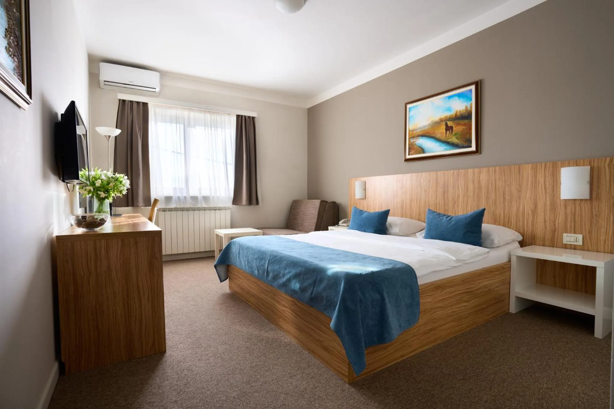 Bed in Hotel Phoenix