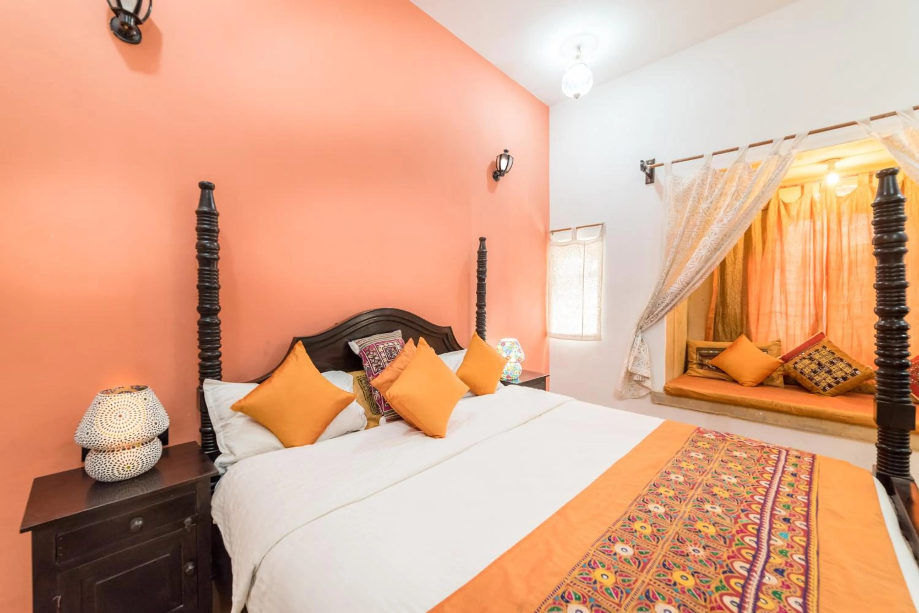 Bed in Hotel Heritage House